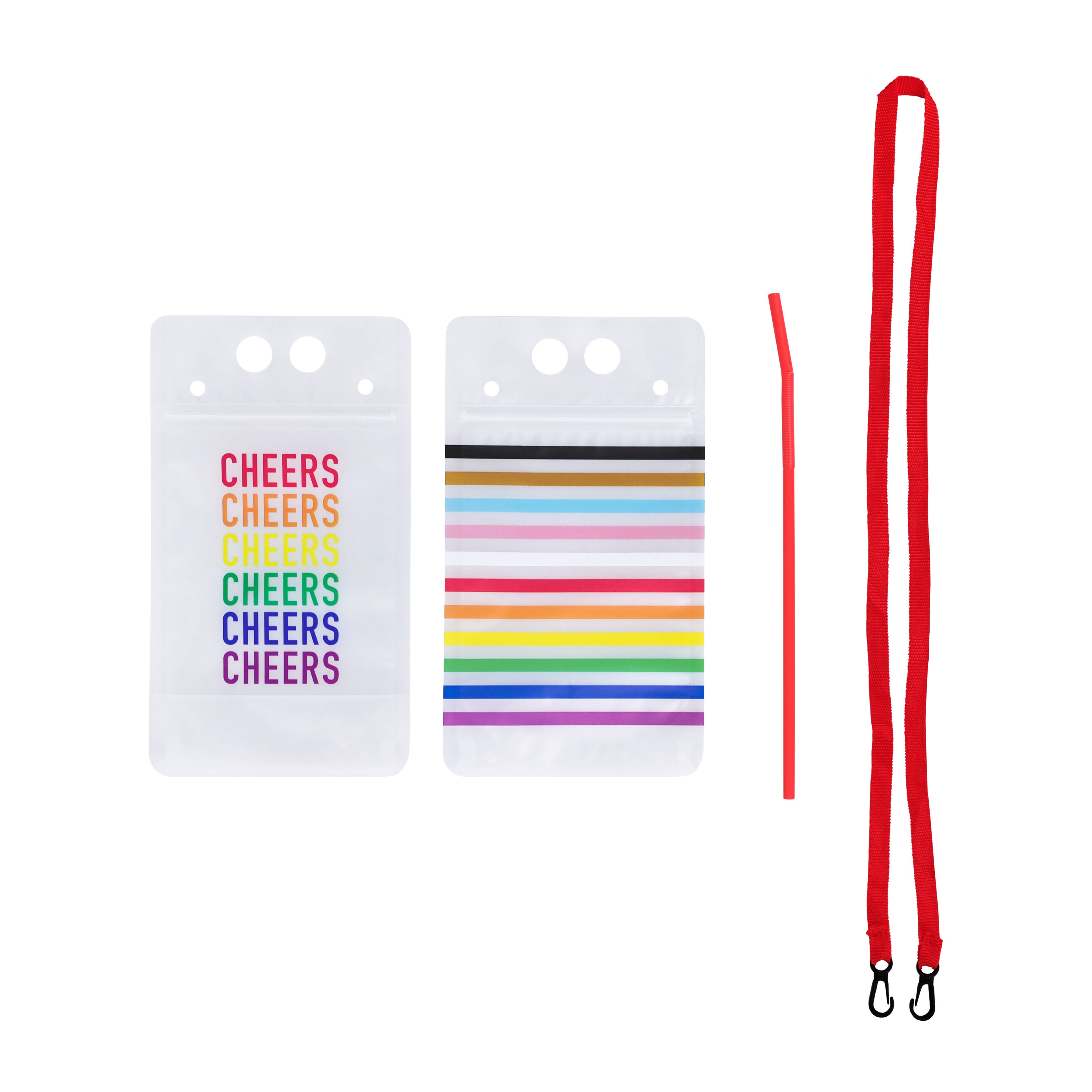 16.5oz. Pride Drink Pouches, 6ct. by Celebrate It™