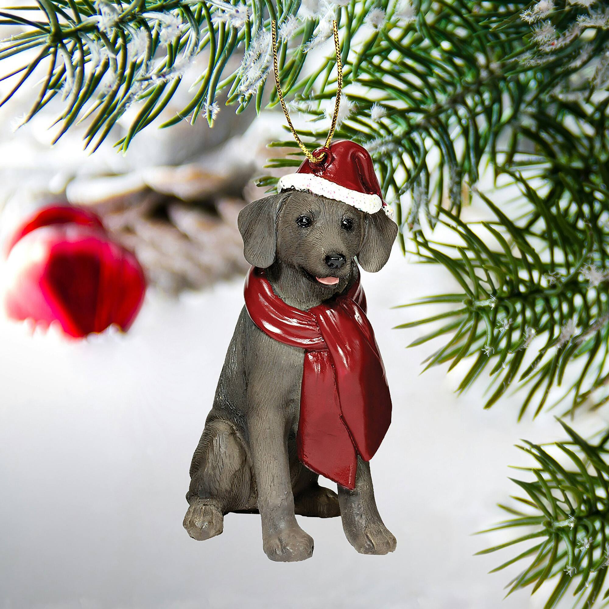 Design Toscano 3.5&#x22; Weimaraner Ornament Sculpture