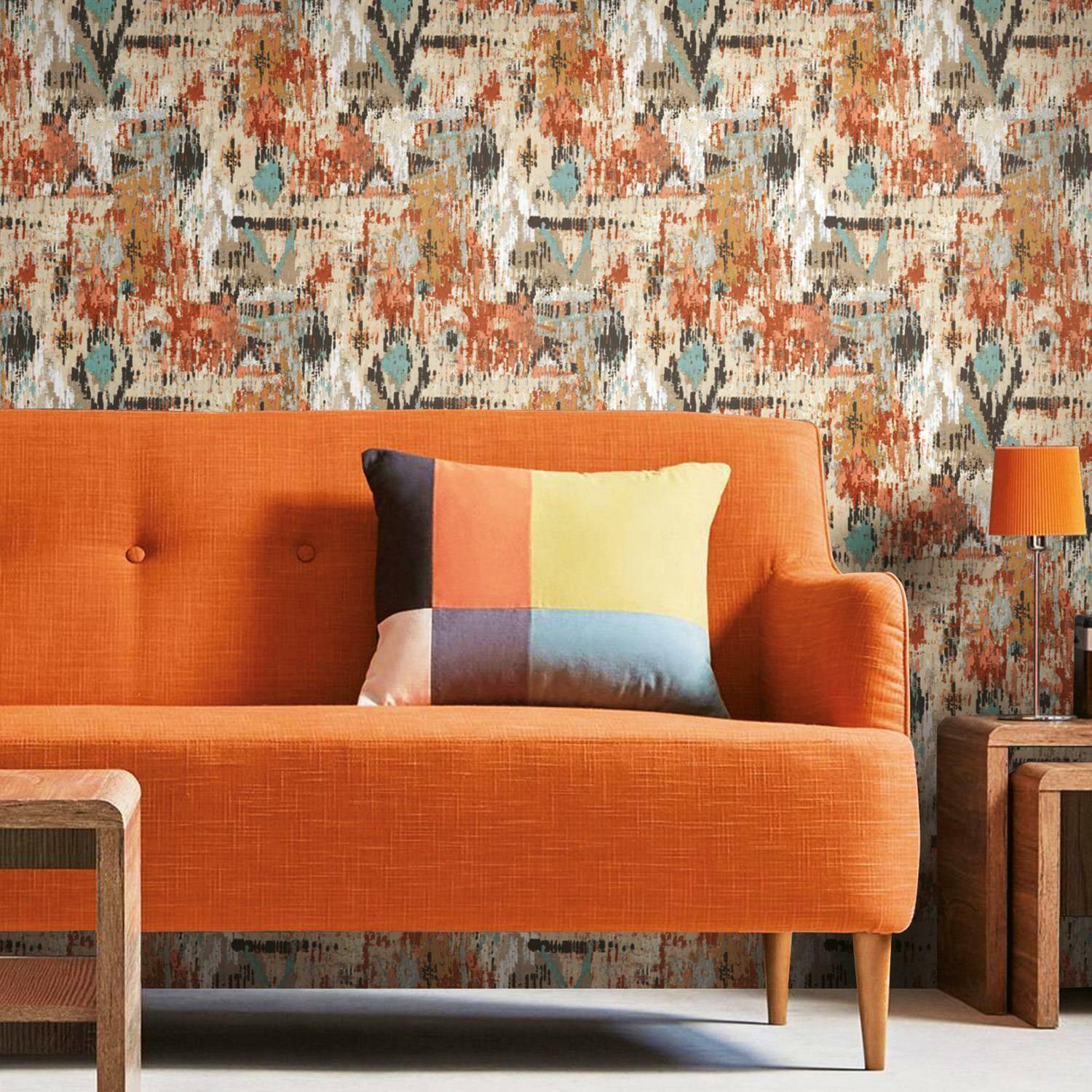 RoomMates Aztec Peel &#x26; Stick Wallpaper