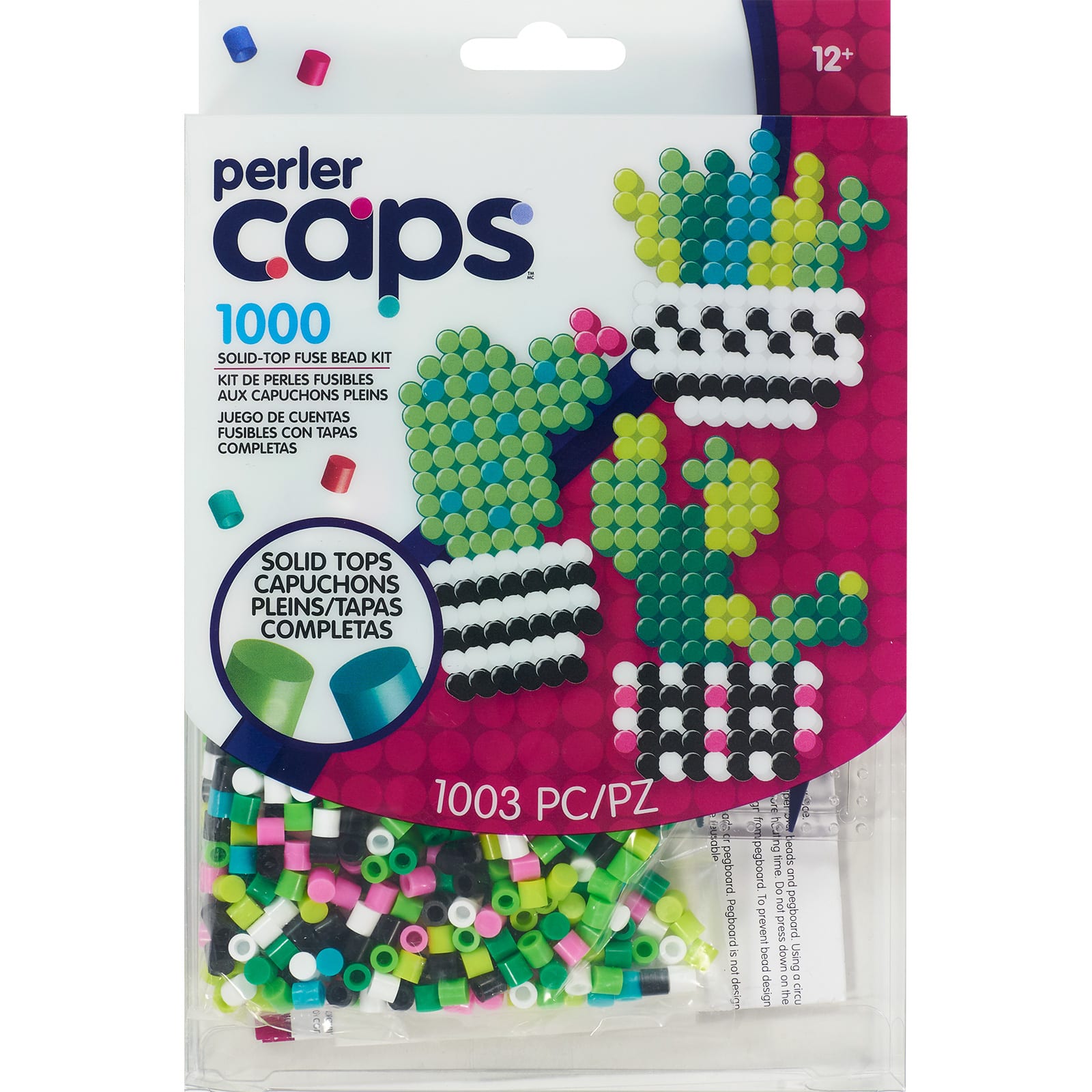 6 Pack: Perler Caps&#x2122; Cactus Starter Kit