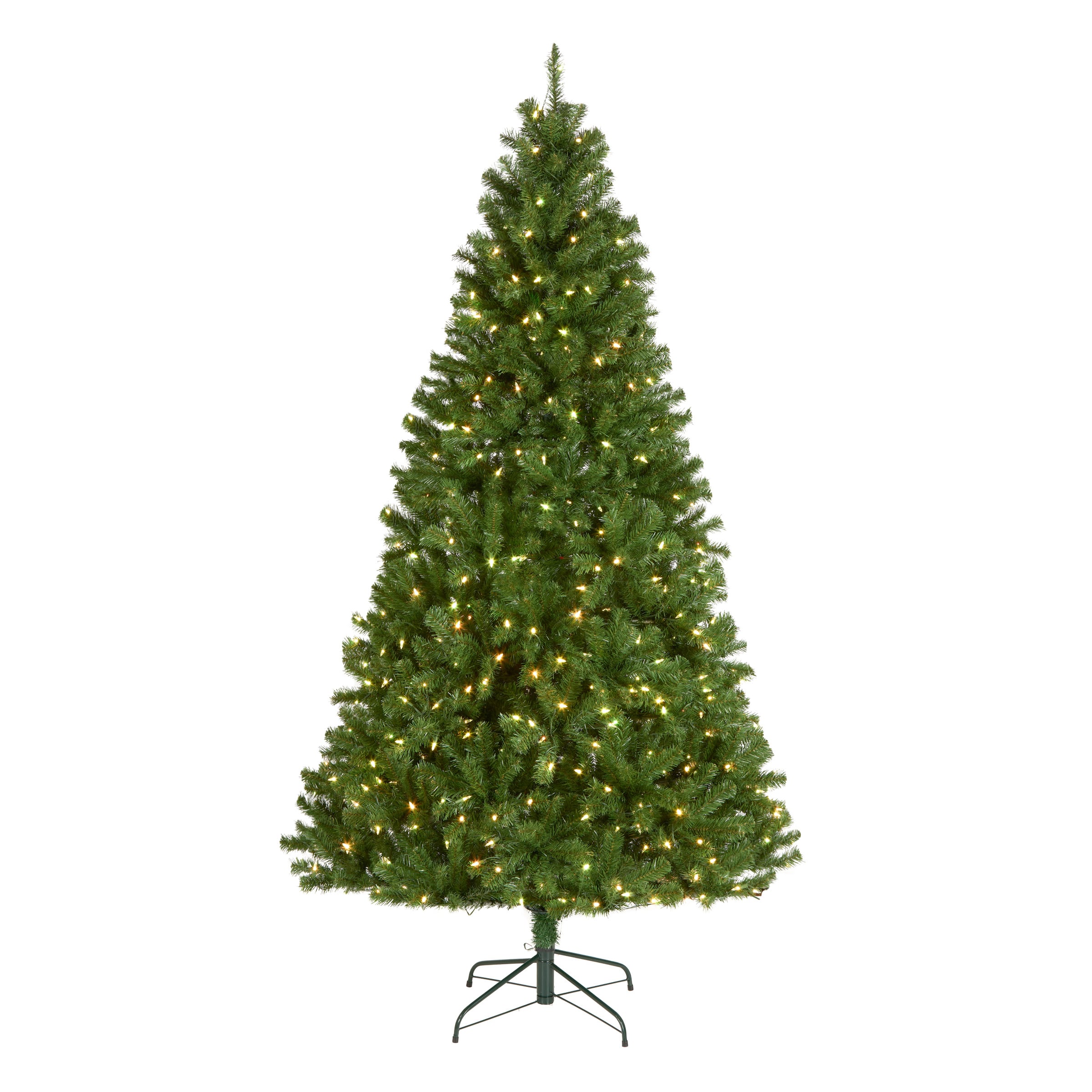 7.5ft. Pre-Lit PowerConnect™ North Valley Spruce Artificial Christmas Tree, Light Parade® LED Lights