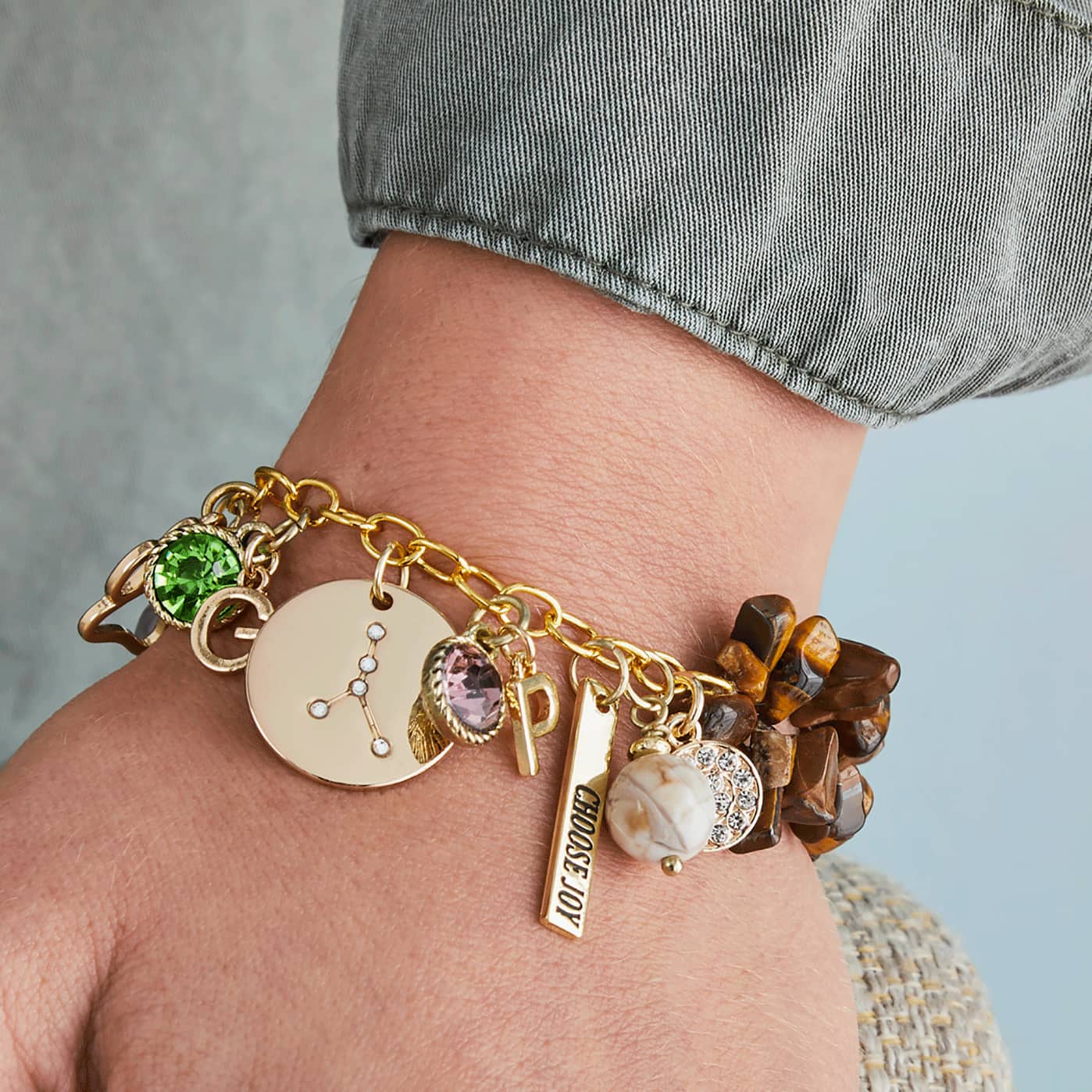 Modern Everyday Charm Bracelet