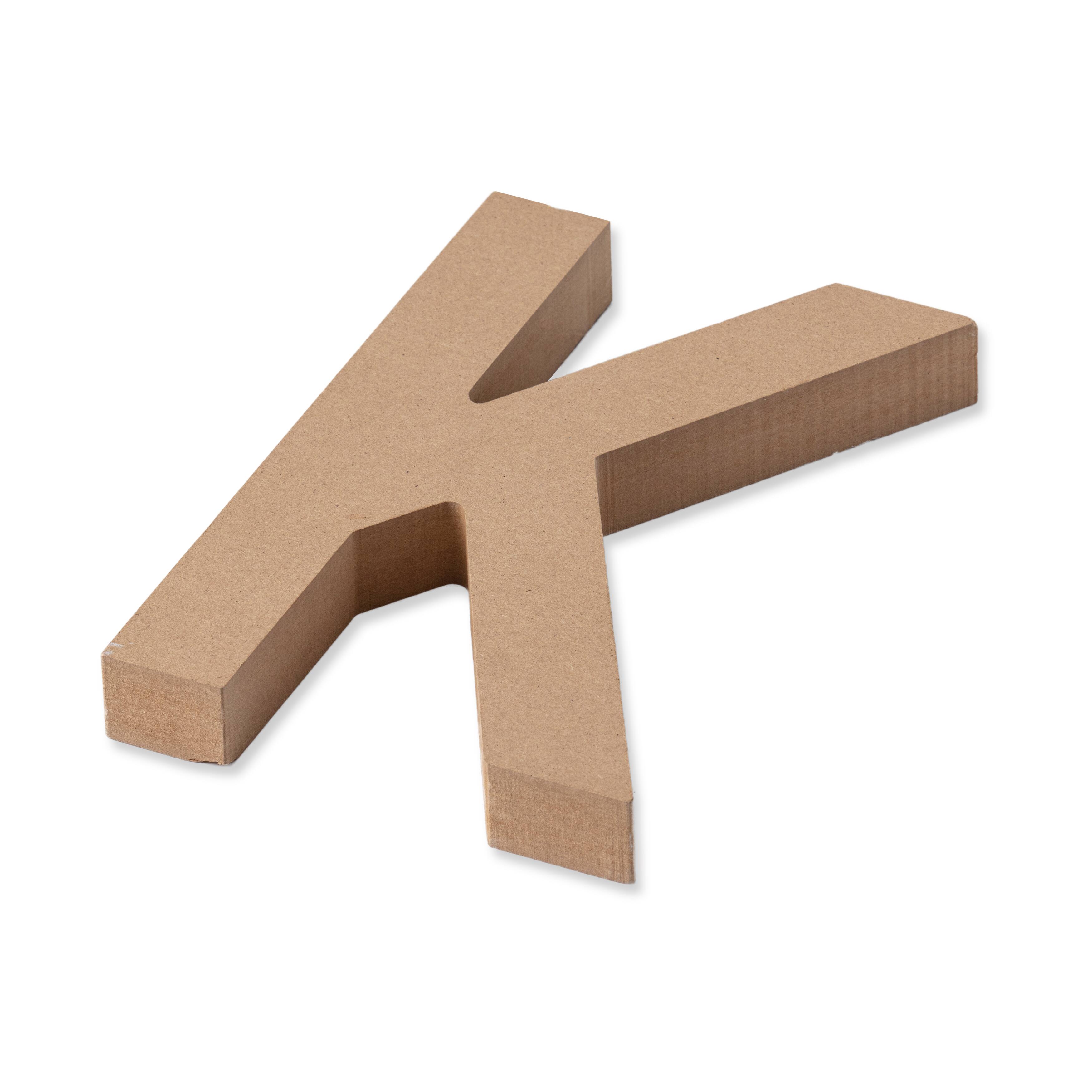 6 Pack: 8&#x22; MDF Block Letter by Make Market&#xAE;