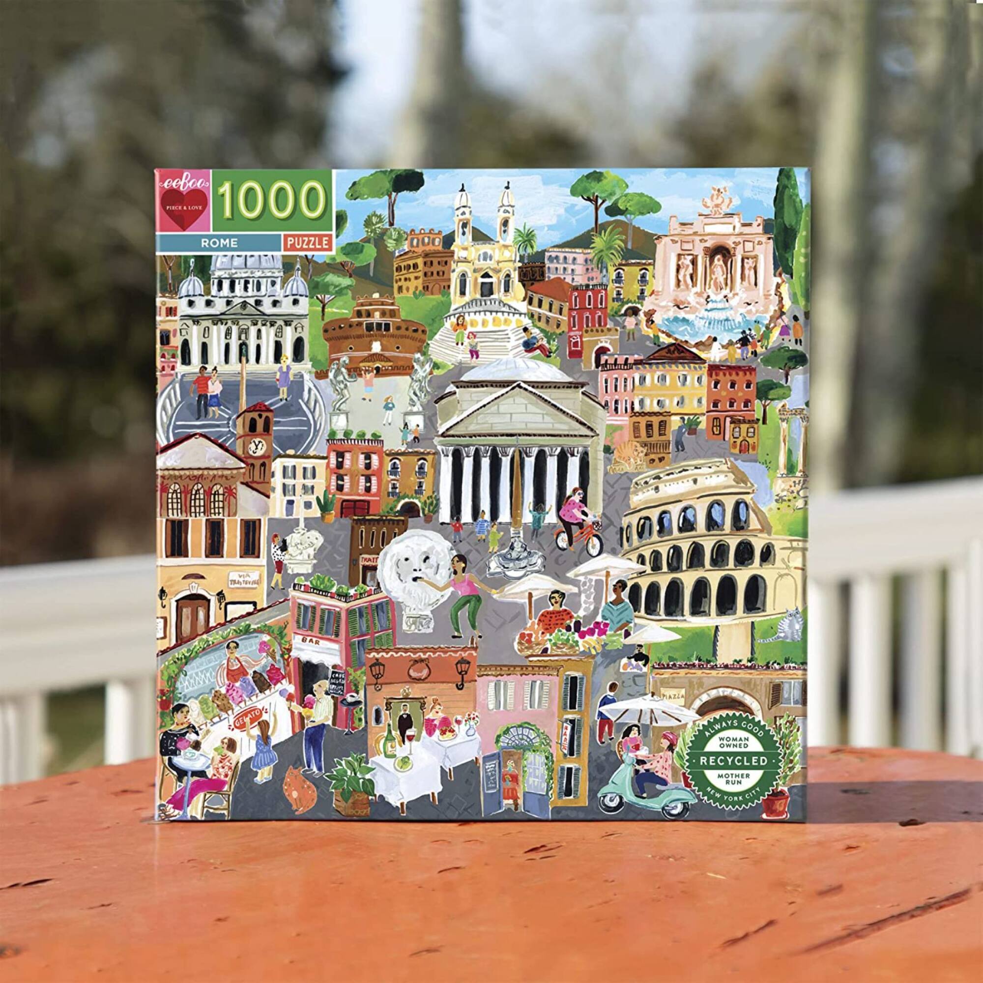 eeBoo Rome 1000 Piece Puzzle