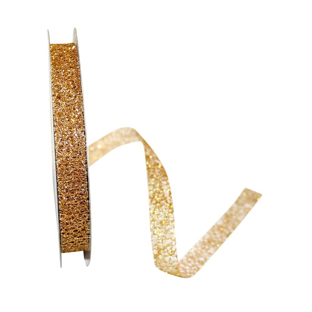 Reliant 5/8&#x22; x 25yd. Glitter Mesh Ribbon