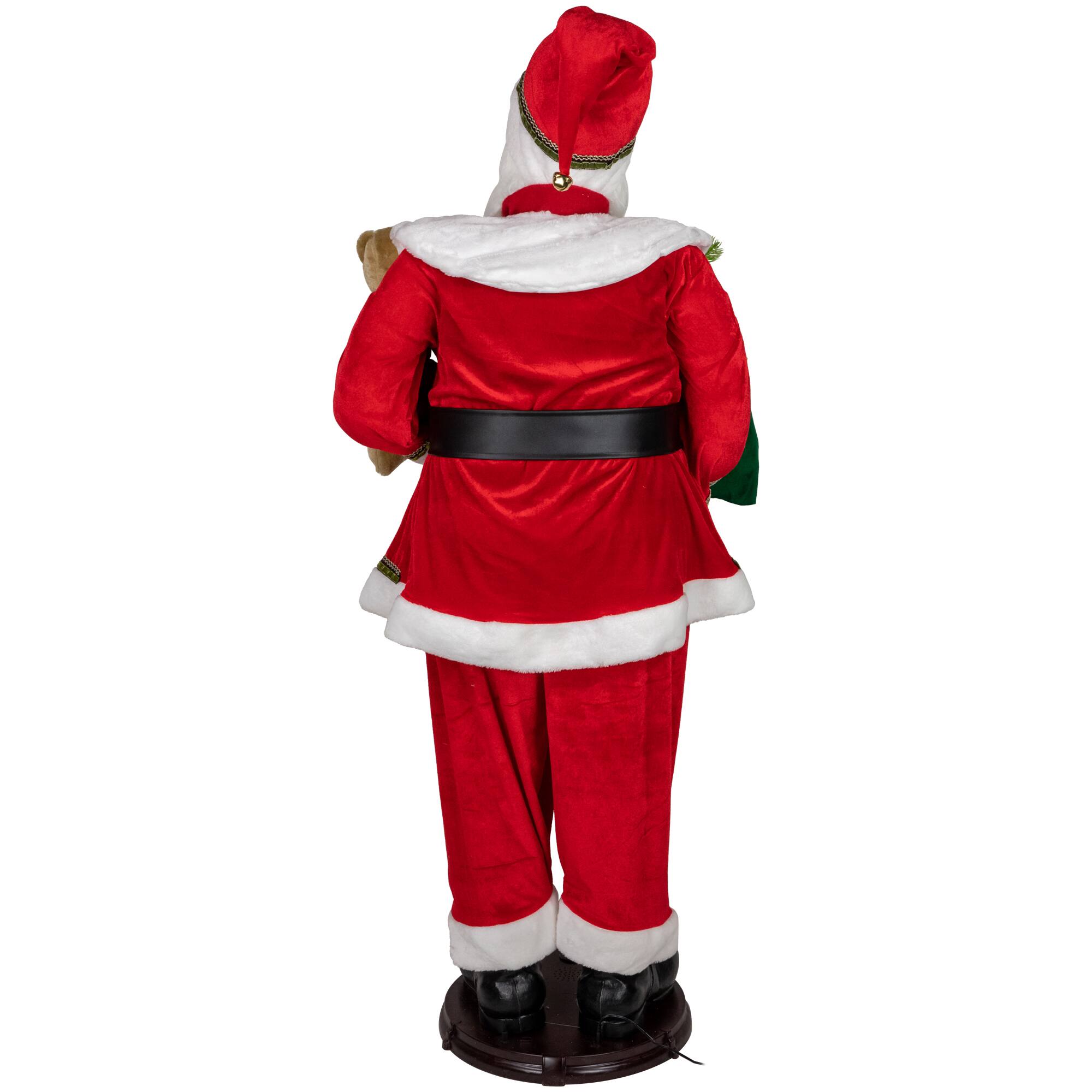5ft. Deluxe Traditional Animated & Musical Dancing Santa Claus Christmas Figure