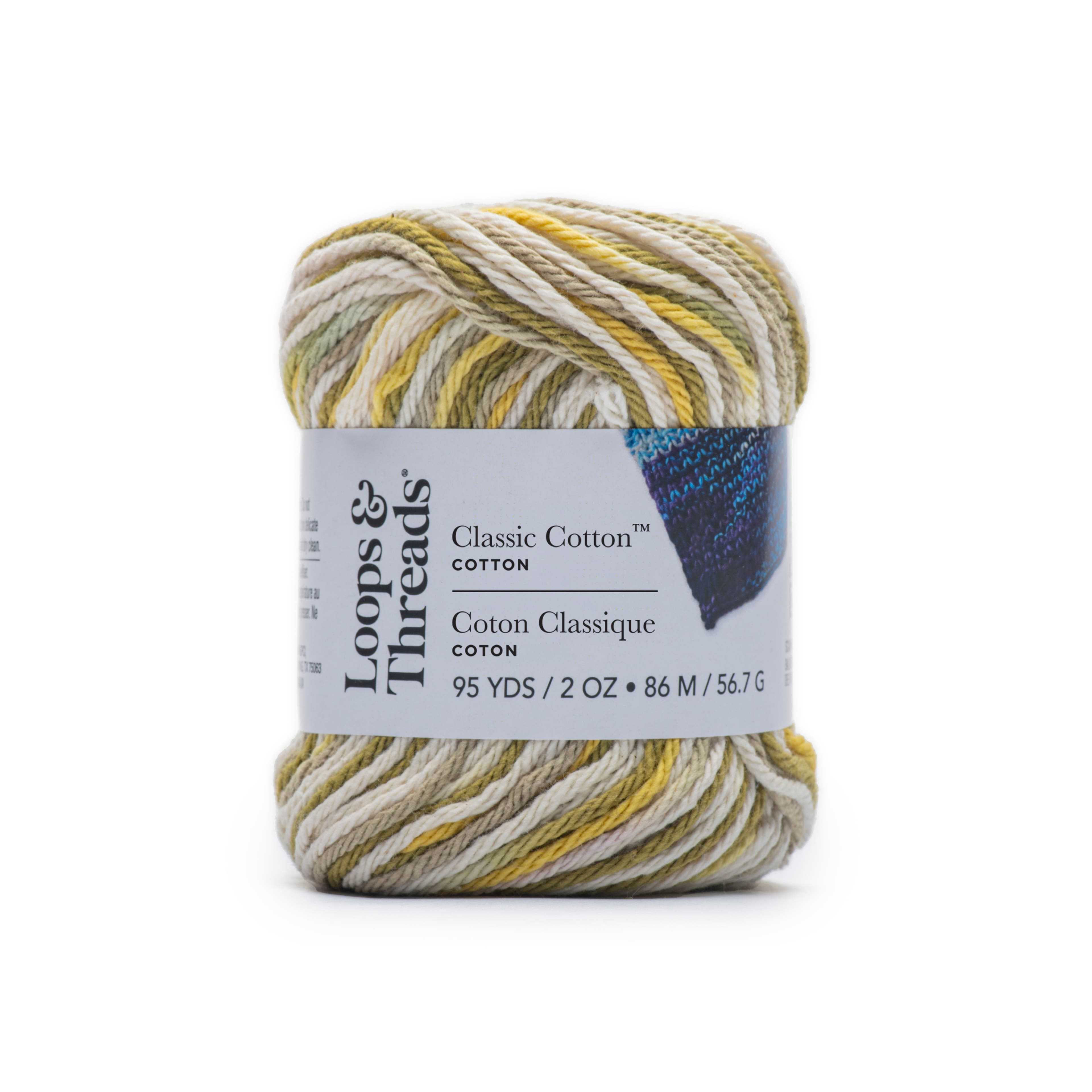 Classic Cotton&#x2122; Patterned Yarn by Loops &#x26; Threads&#xAE;