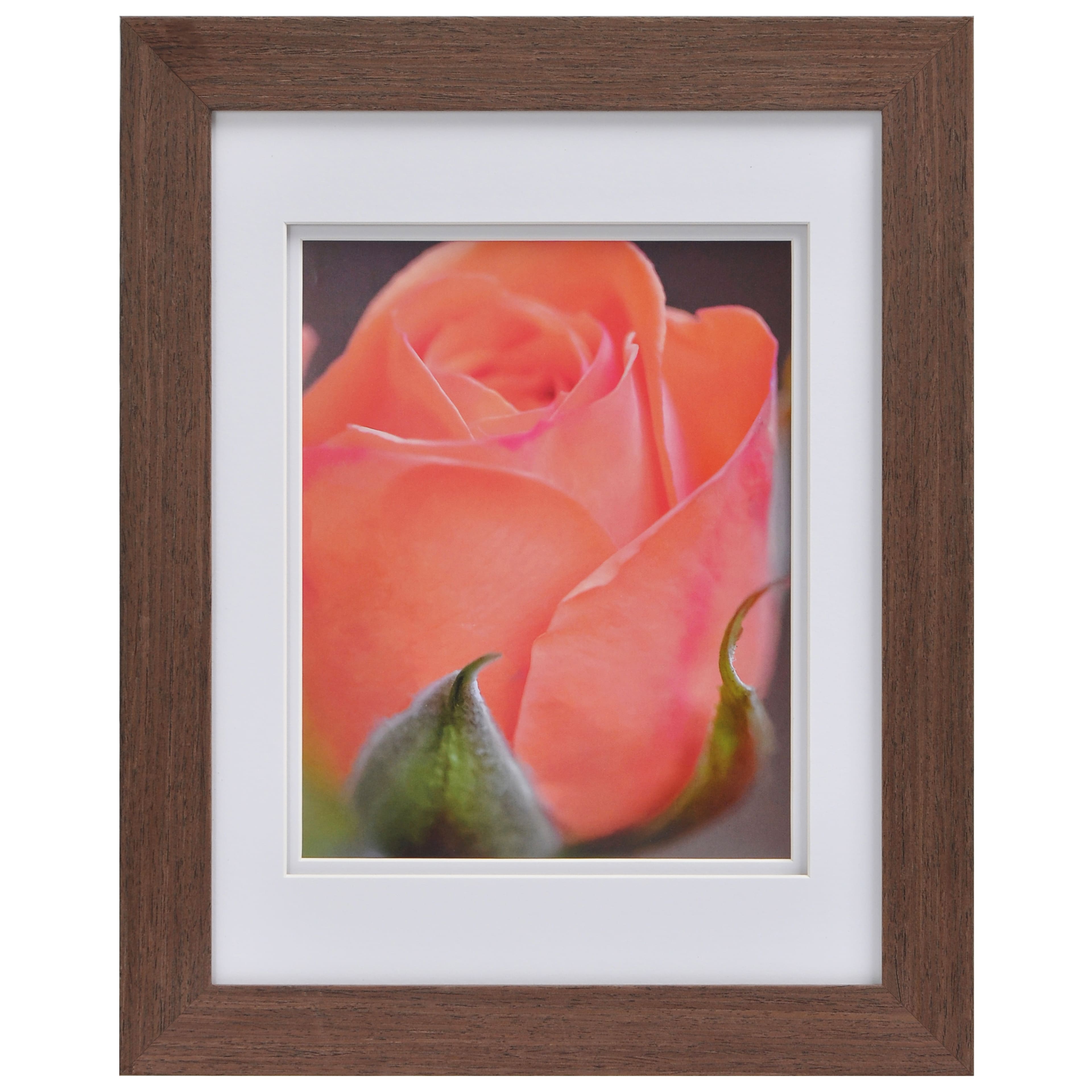 6 Pack: Gallery&#x2122; Medium Brown Frame with Mat by Studio D&#xE9;cor&#xAE;