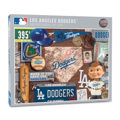 YouTheFan MLB Los Angeles Angels Retro Series Puzzle (500-Pieces