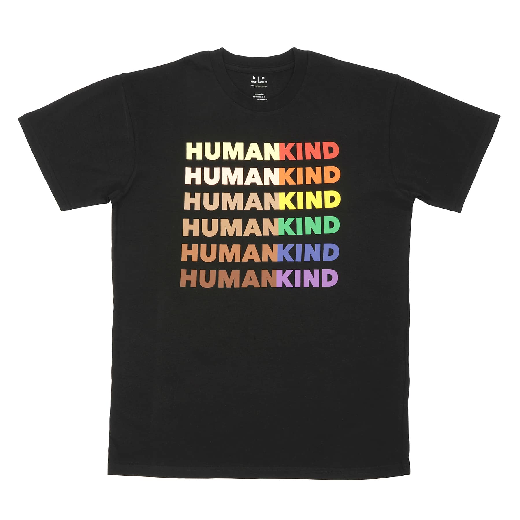 HumanKind Pride Adult Crew Neck T-Shirt by Celebrate It&#x2122;