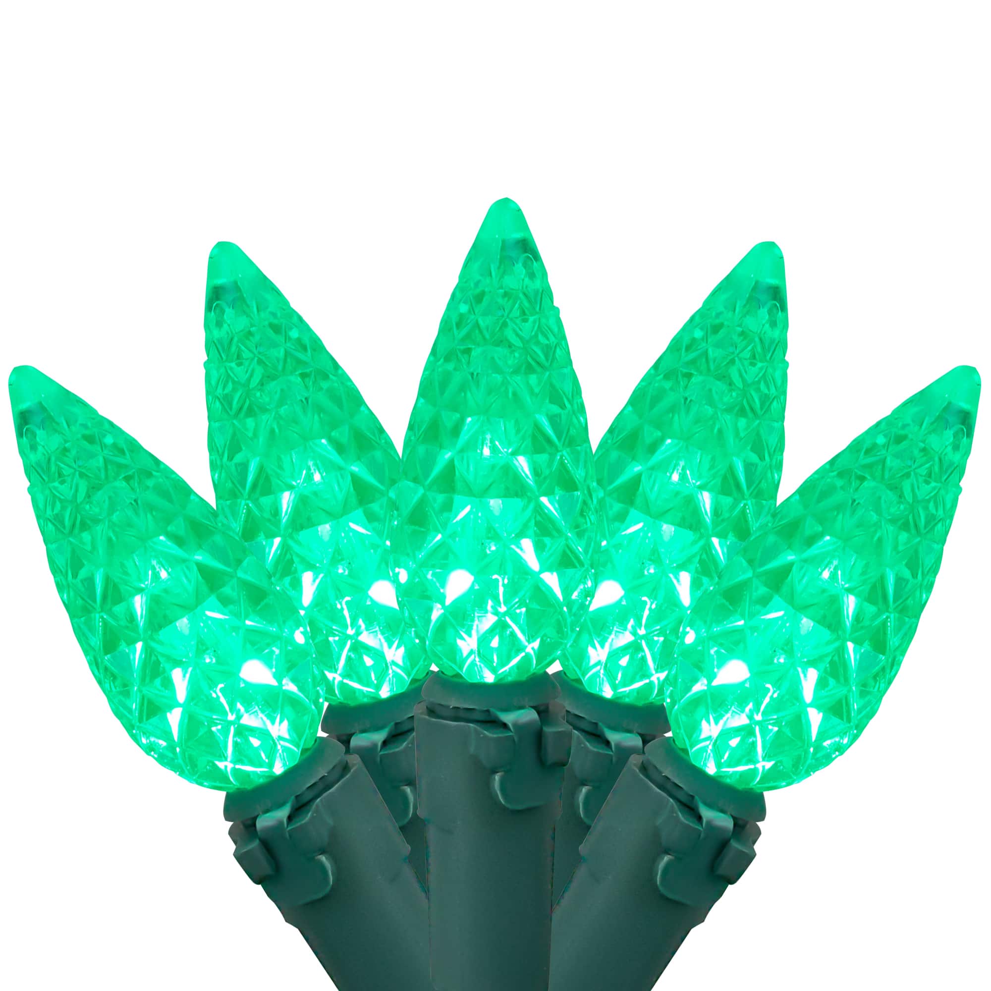 70ct. LED Faceted C6 Christmas String Lights