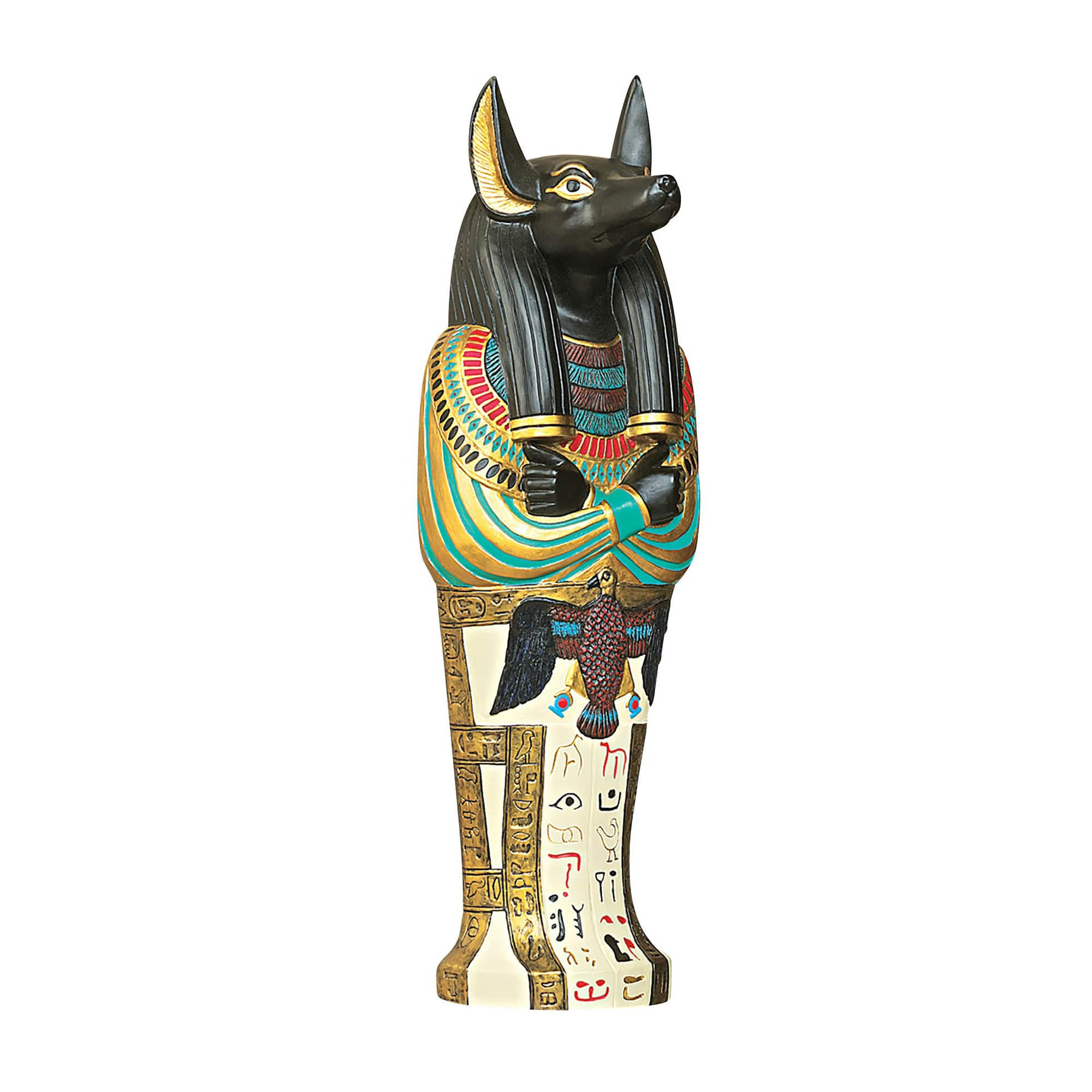 Design Toscano 12&#x22; Icons of Ancient Egypt Anubis Wall Sculpture