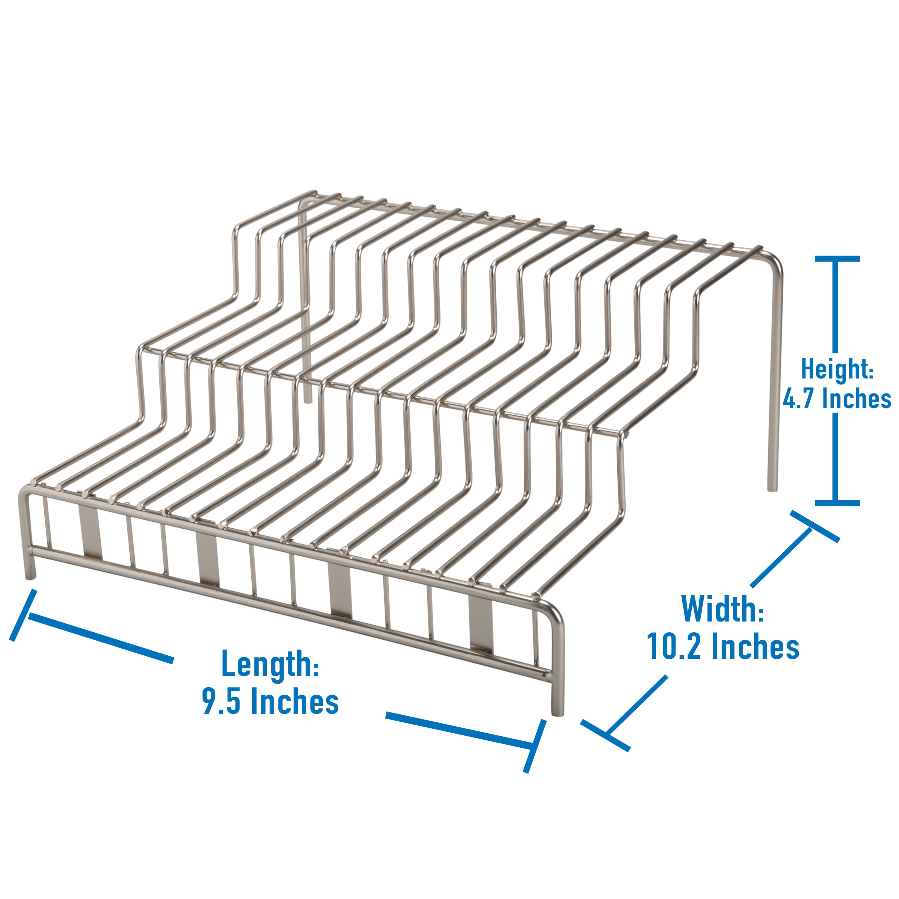 Laura Ashley Aristo Satin 3-Tier Spice Rack