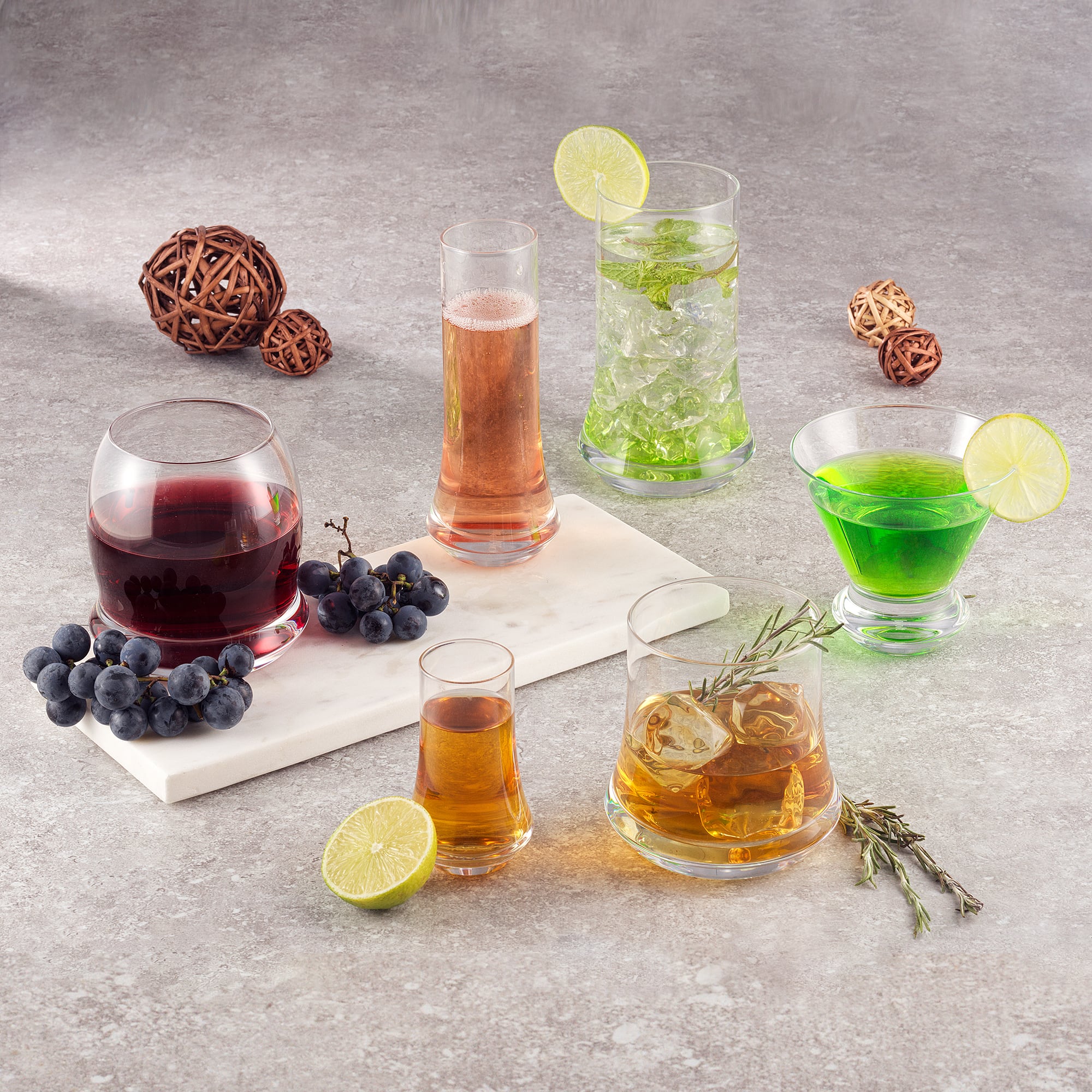 JoyJolt® Cosmos Crystal Martini Glasses, 4ct.