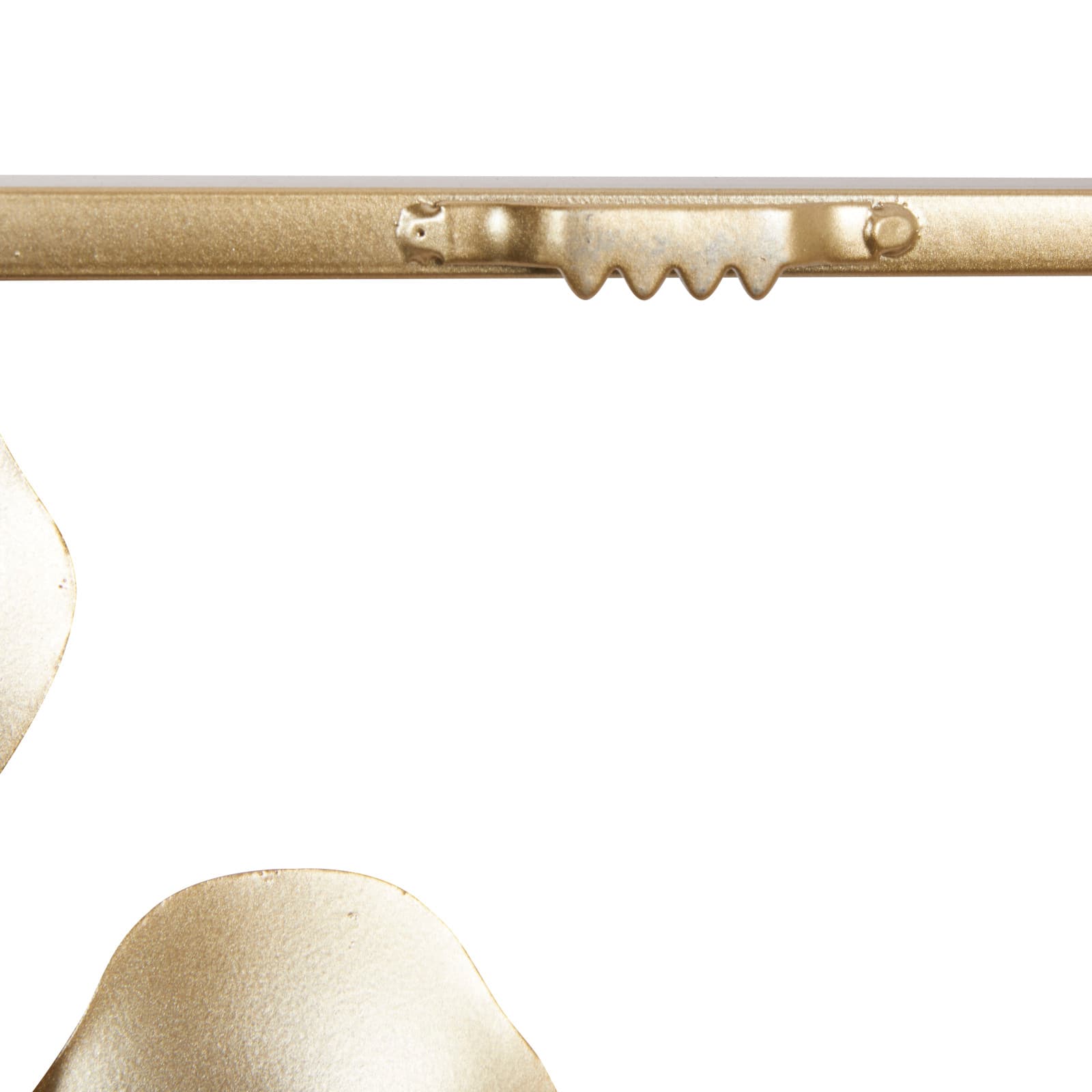 40&#x22; Gold Metal Modern Wall D&#xE9;cor