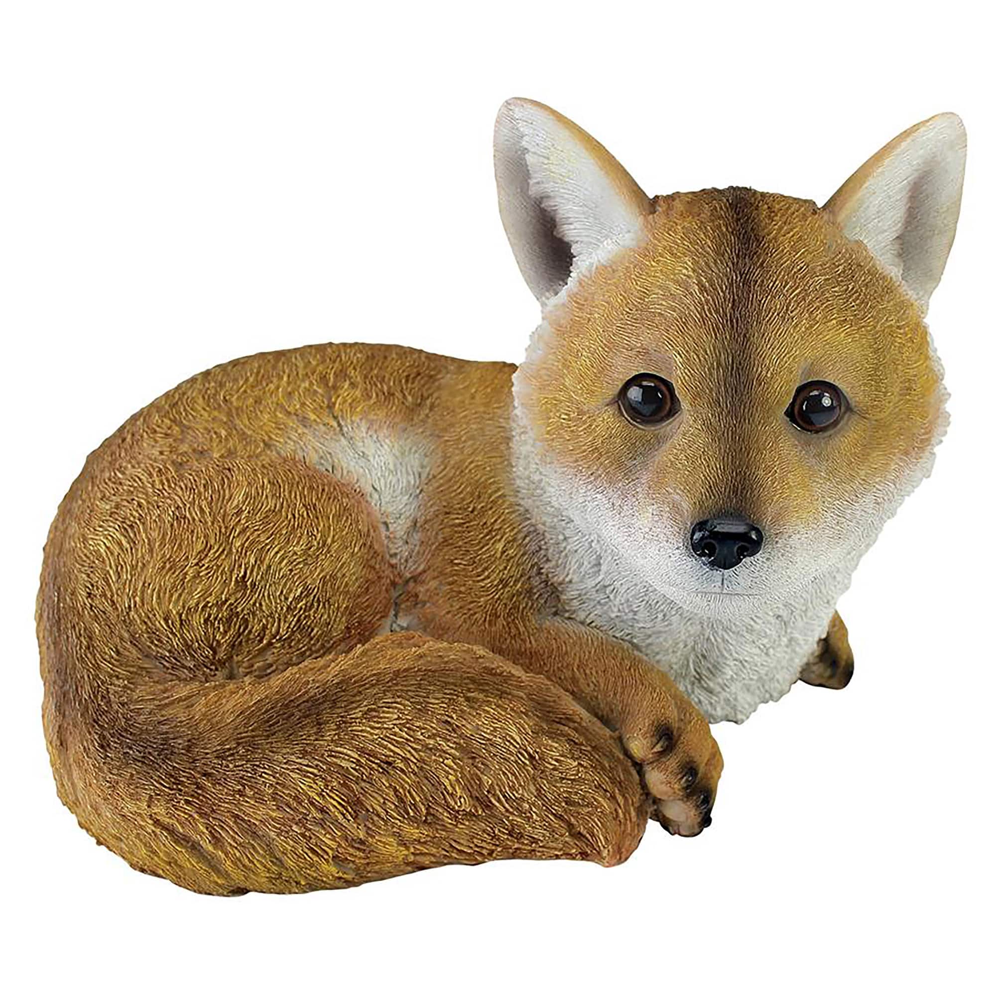 Design Toscano 7" Diablo the Baby Red Fox Outdoor Statue