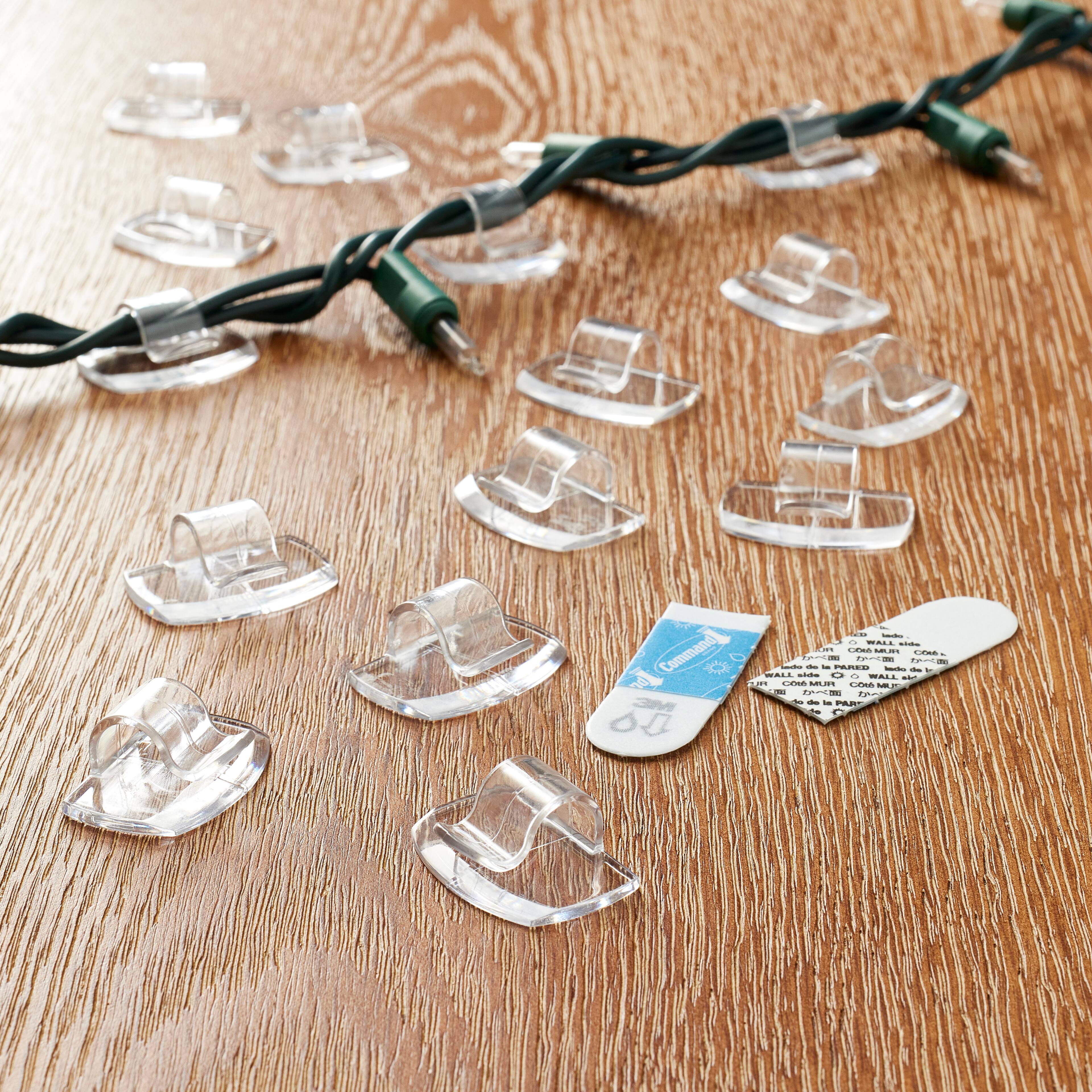 12 Packs: 16 ct. (192 total) Command™ Clear Outdoor Light Clips