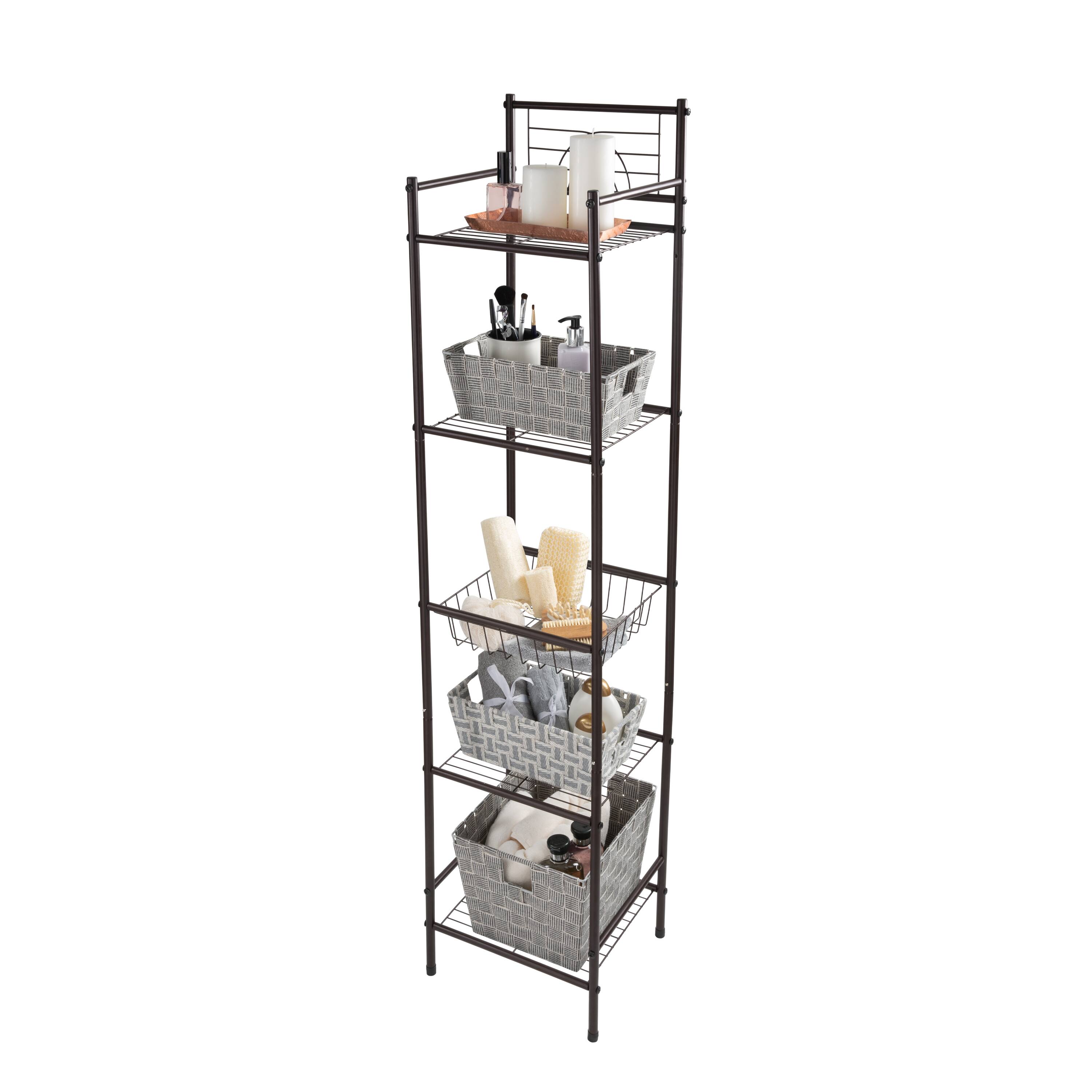 Bath Bliss Oil-Rubbed Bronze 5-Tier Storage Shelf