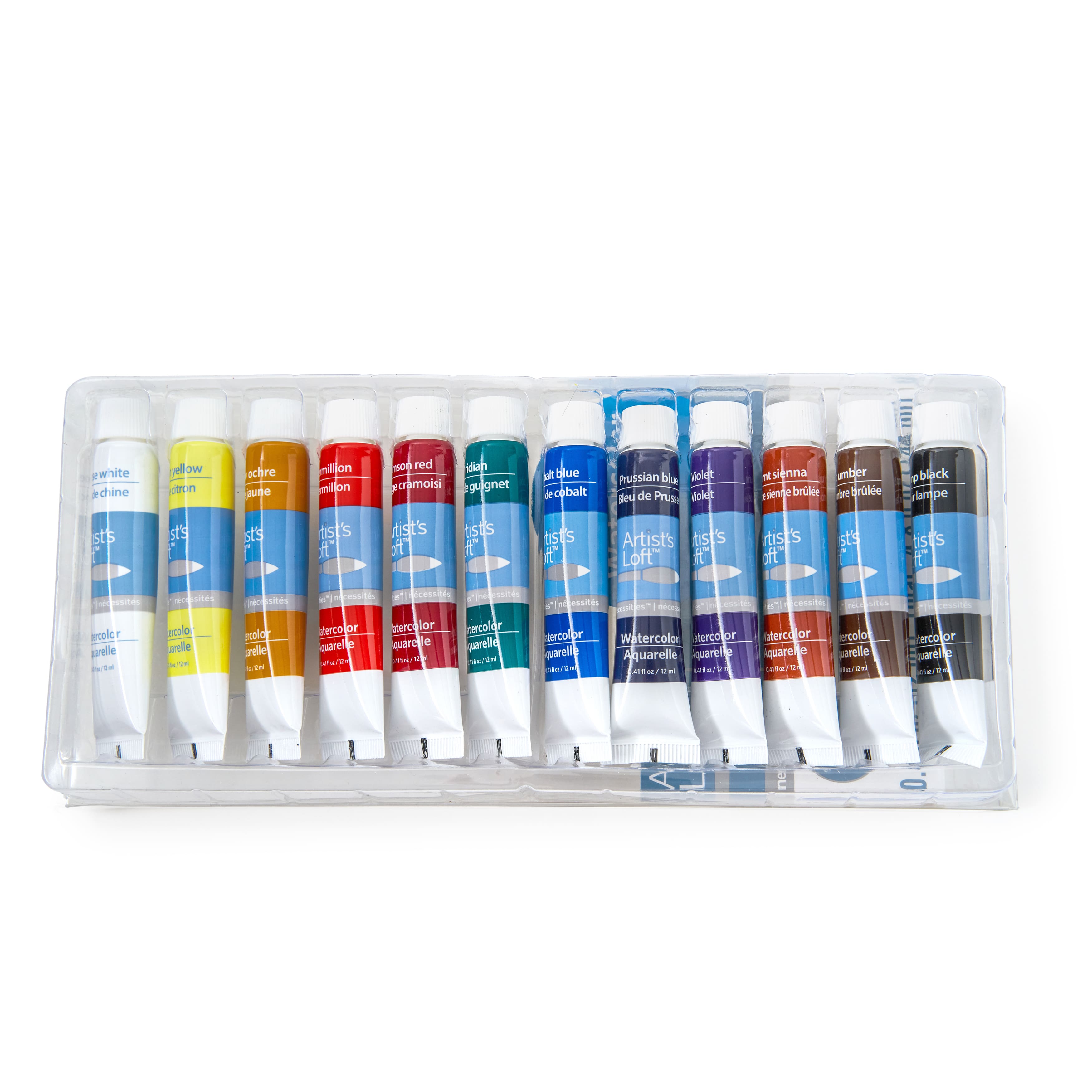 16 Color Watercolor Paint Strips - Basic Supplies - 12 Pieces
