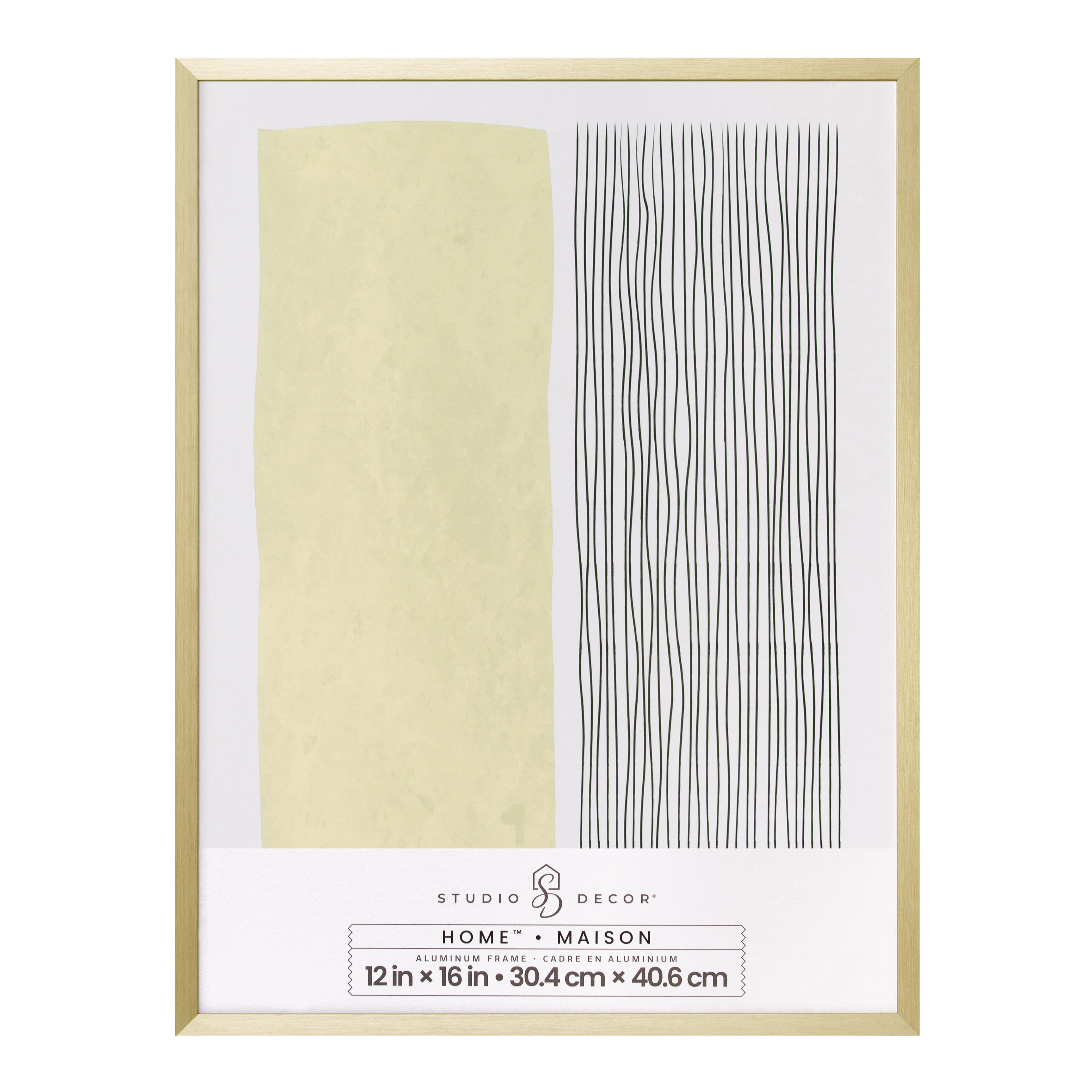 Home&#x2122; Gold Aluminum Frame by Studio D&#xE9;cor&#xAE;