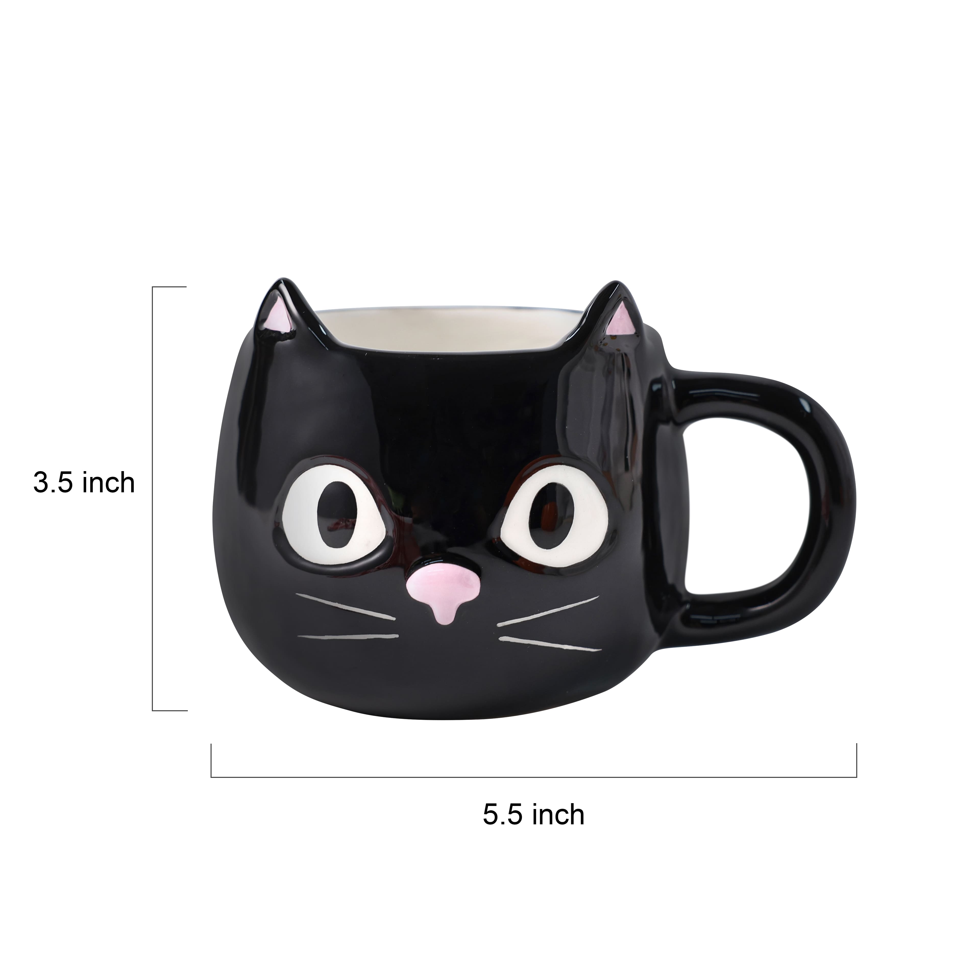12oz. Black Cat Ceramic Mug by Ashland®