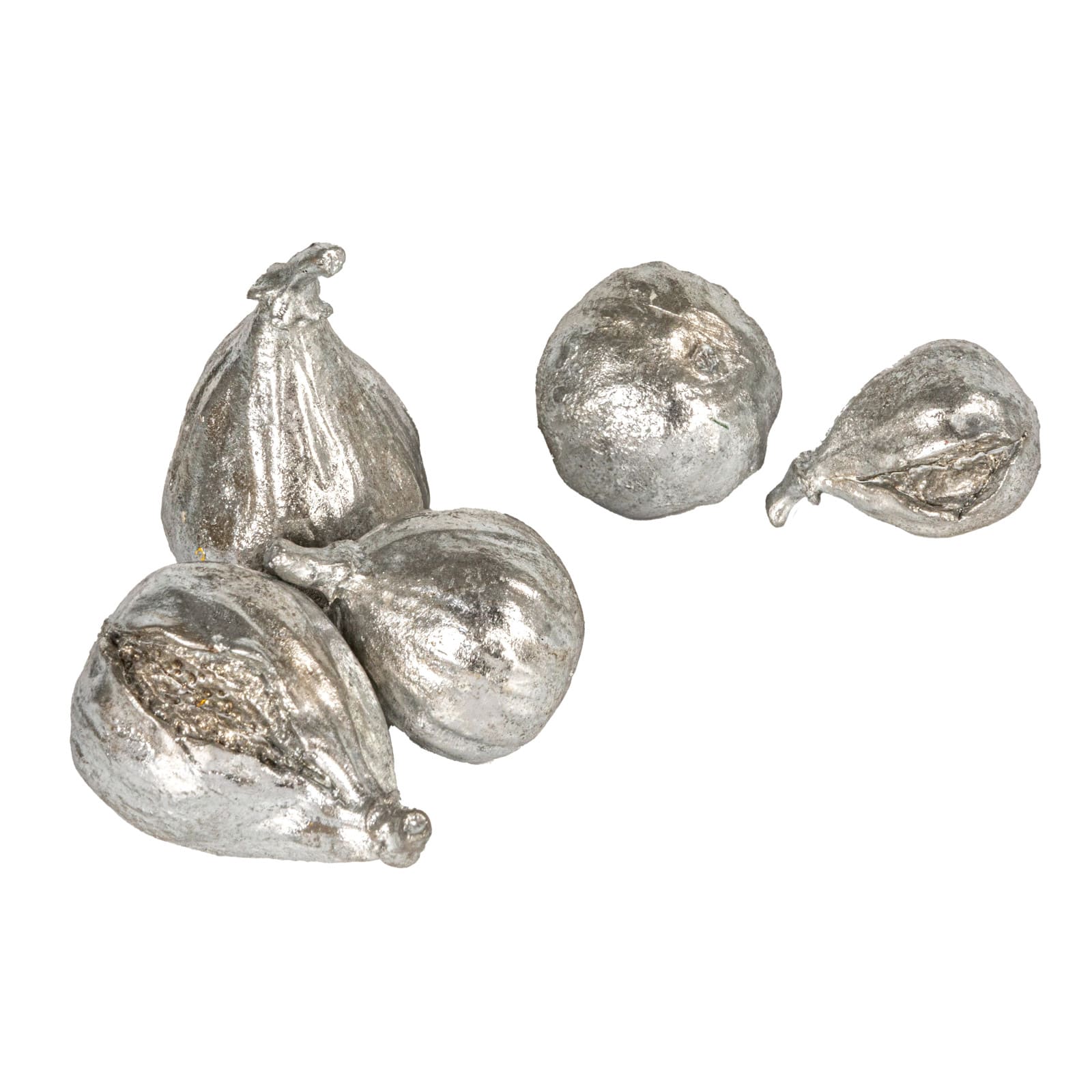 Hello Honey&#xAE; 3&#x22; Silver Decorative Fig Set