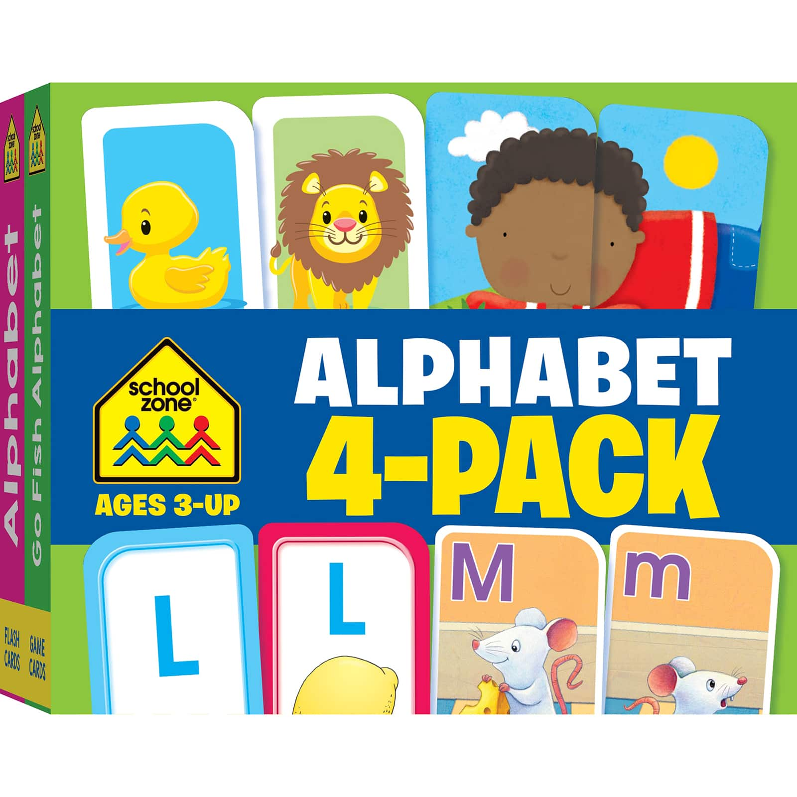 School Zone&#xAE; Alphabet Flash Card, 4 Pack