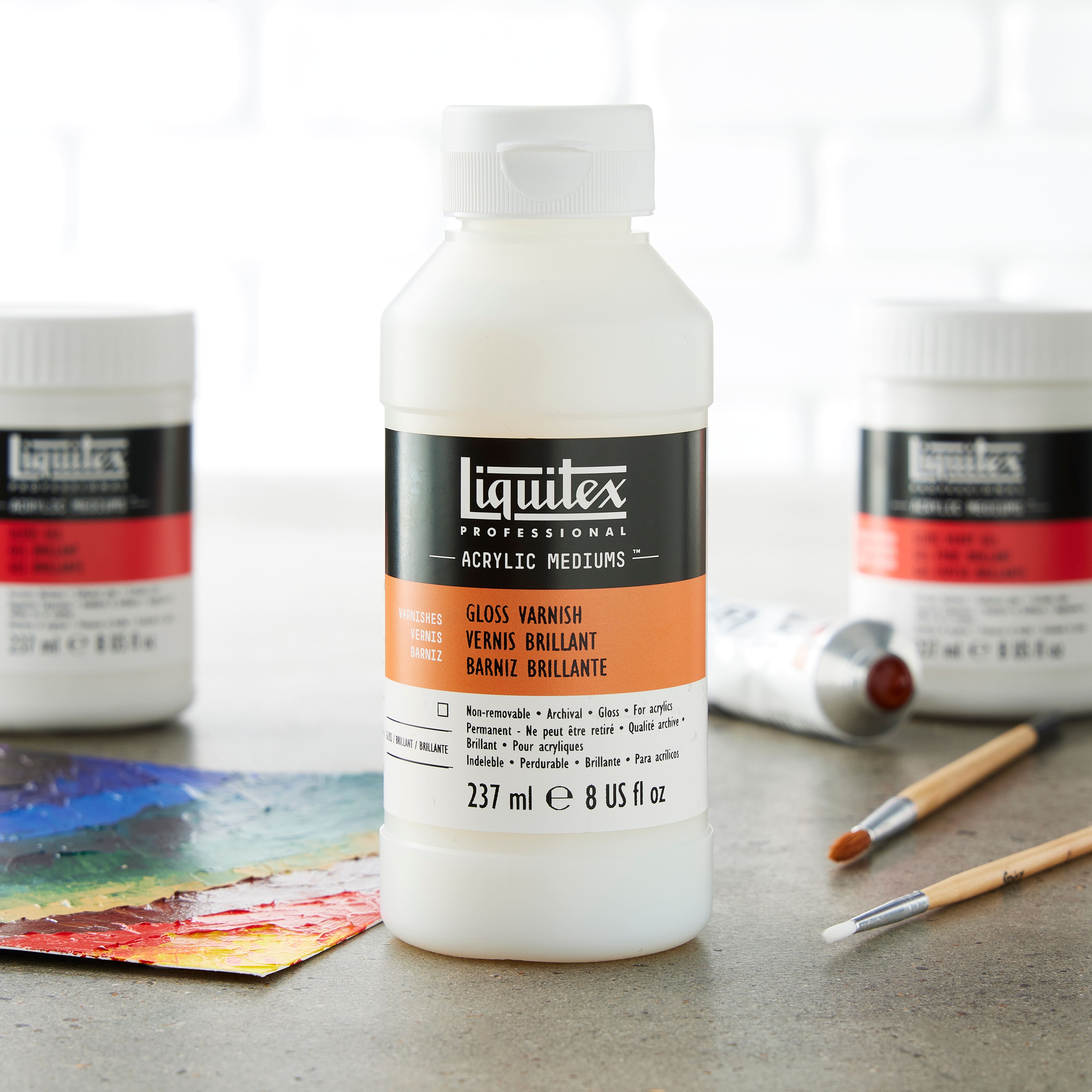Liquitex Professional Acrylic Mediums - Gloss Varnish - CraftsVillage™  MarketHUB
