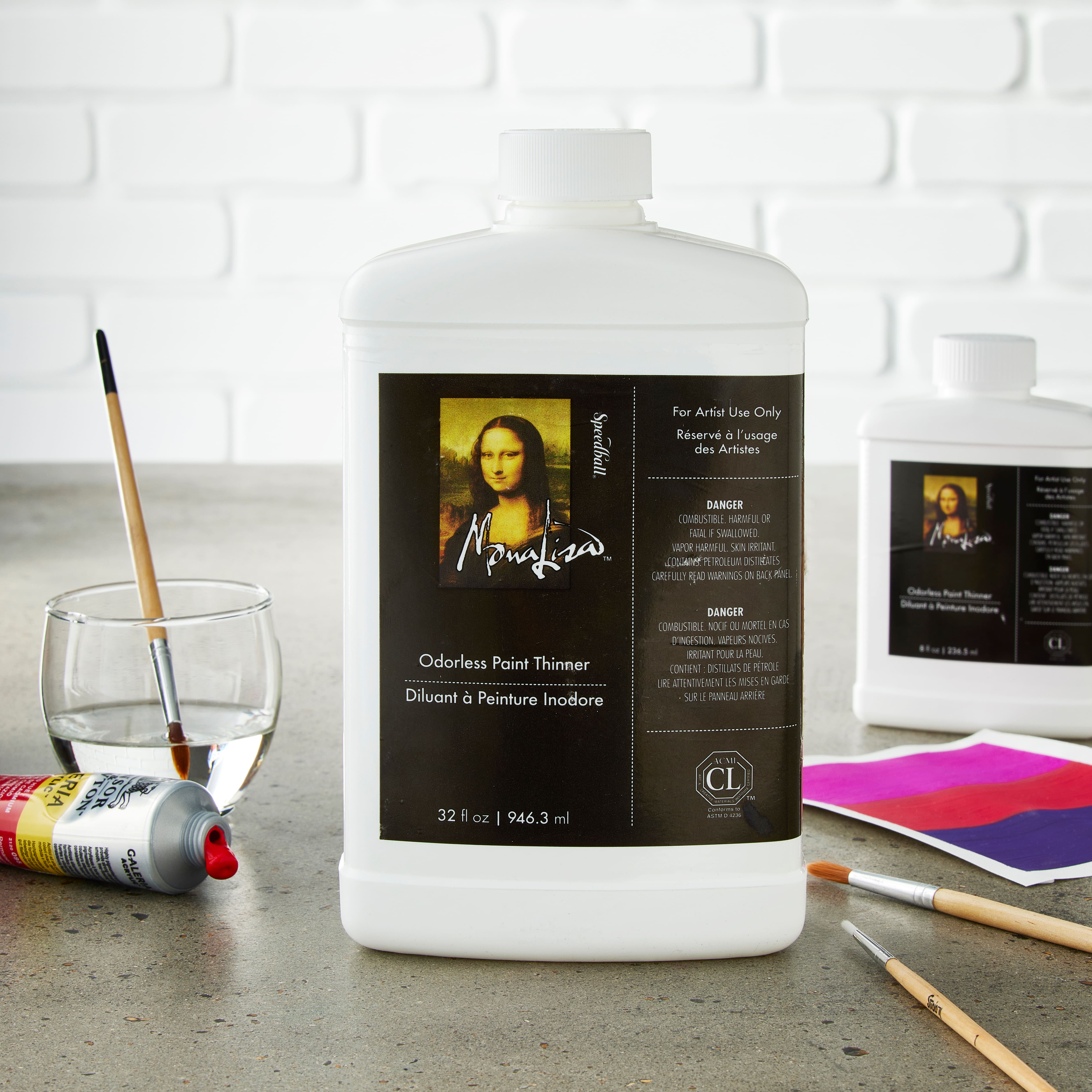 Mona Lisa Odorless Paint Thinner - Quart Bottle