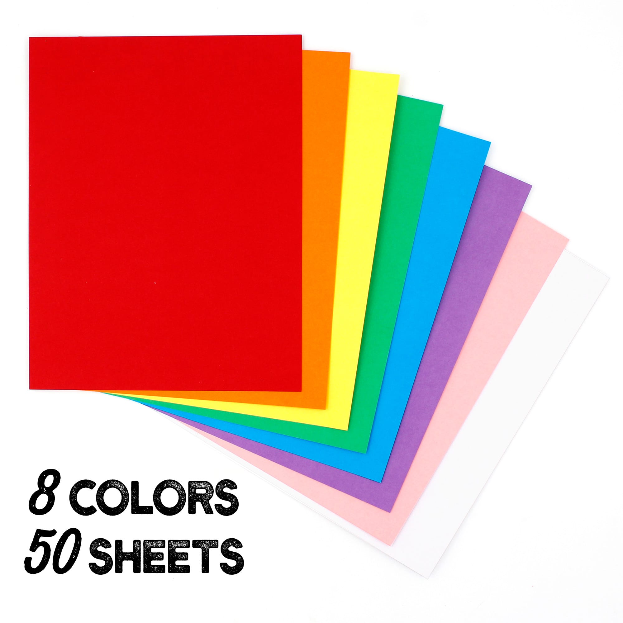 ArtSkills&#xAE; 8.5&#x22; x 11&#x22; Classic Color Cardstock Paper, 50 Sheets