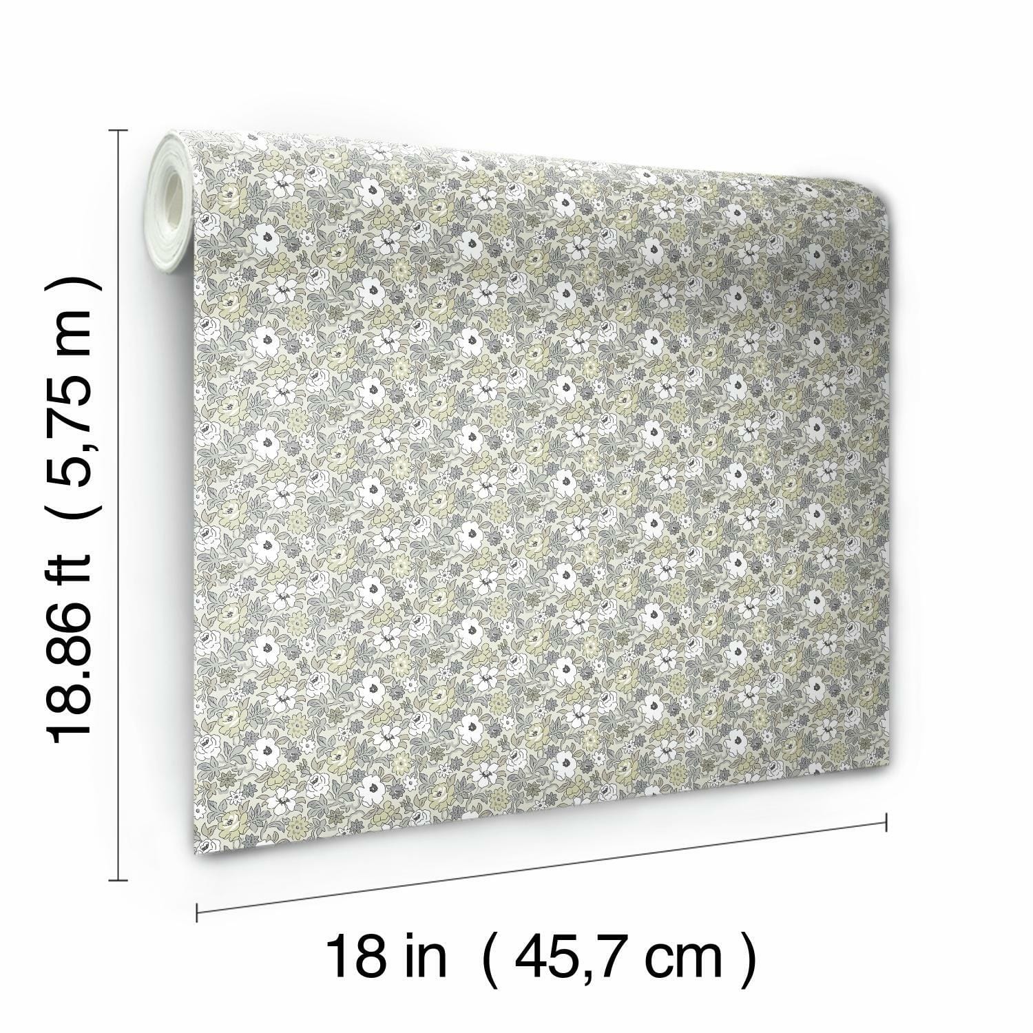 RoomMates Floral Ditzy Vine Peel & Stick Wallpaper