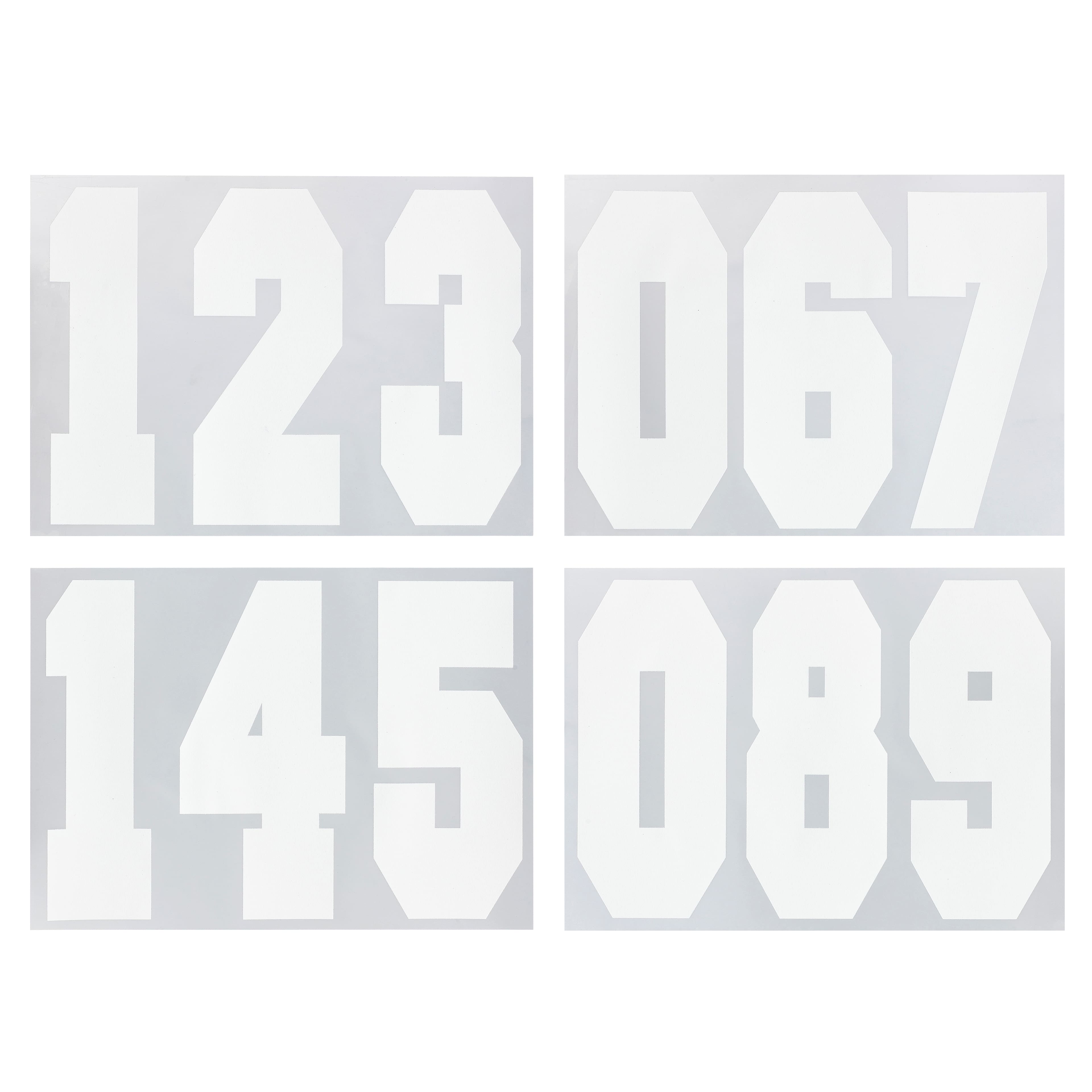 Iron-On Numbers, 8 in White by Transfermations