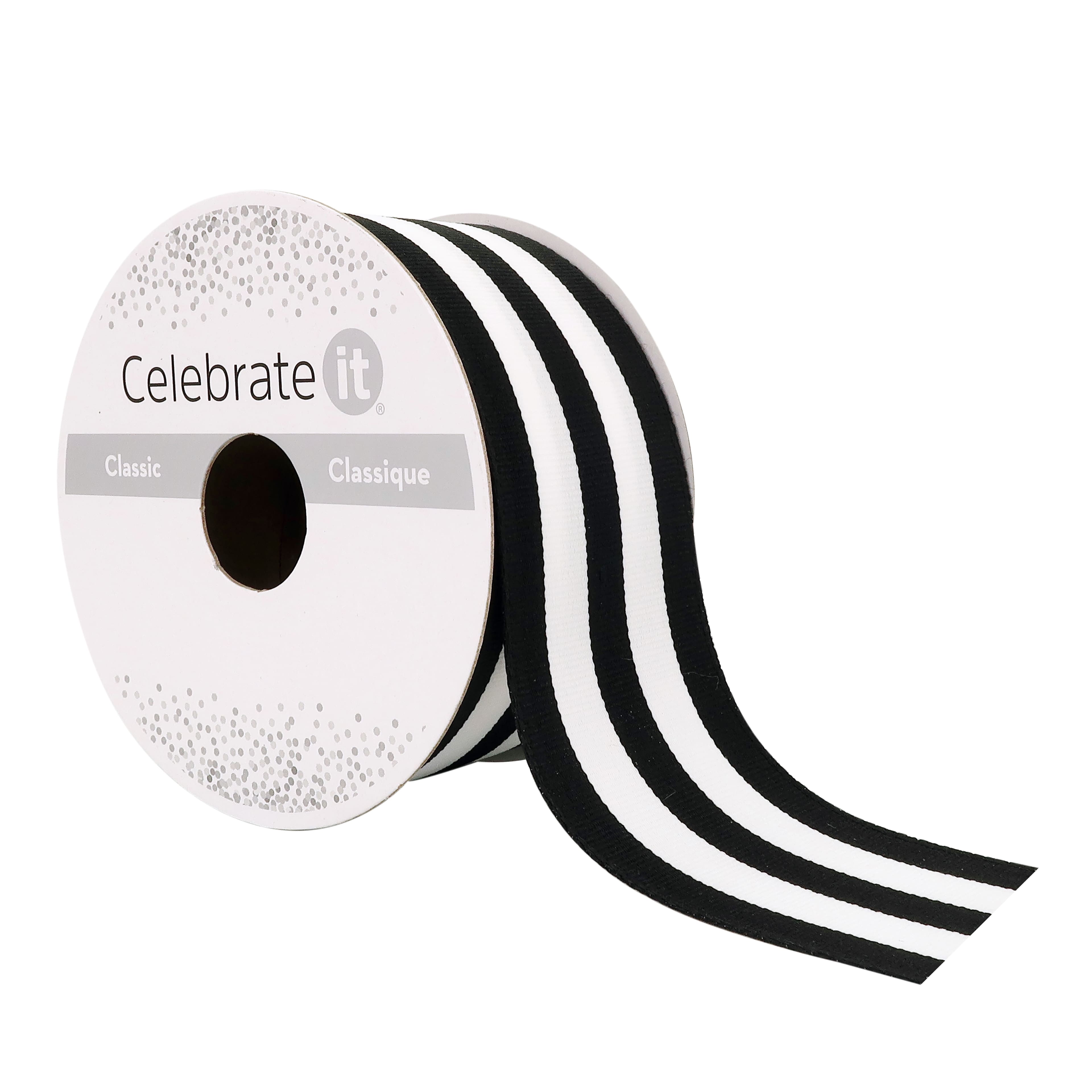 12 Pack: 1.5" x 3yd. Grosgrain Stripes Ribbon by Celebrate It®