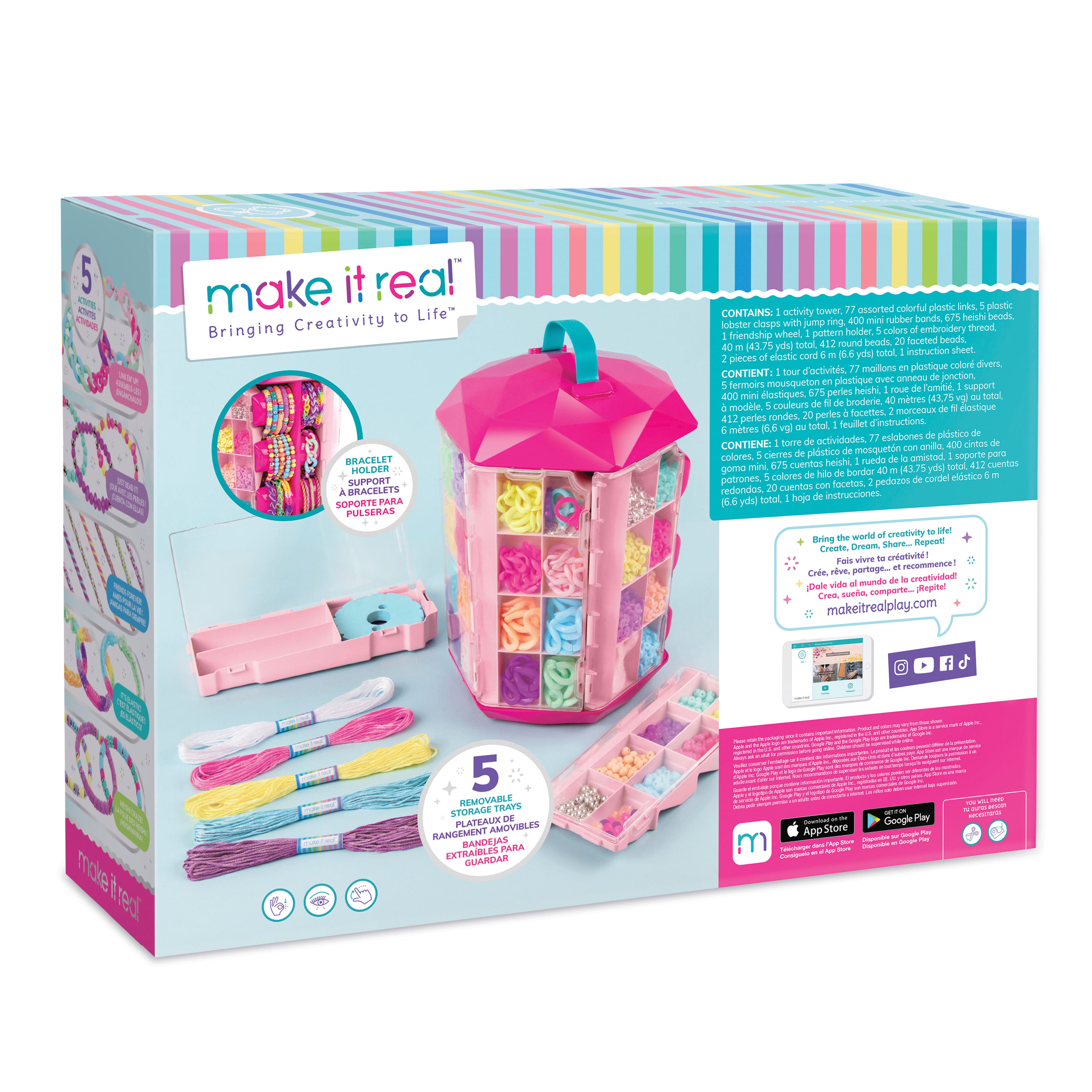 Make It Real&#x2122; 5 in 1 Activity Tower