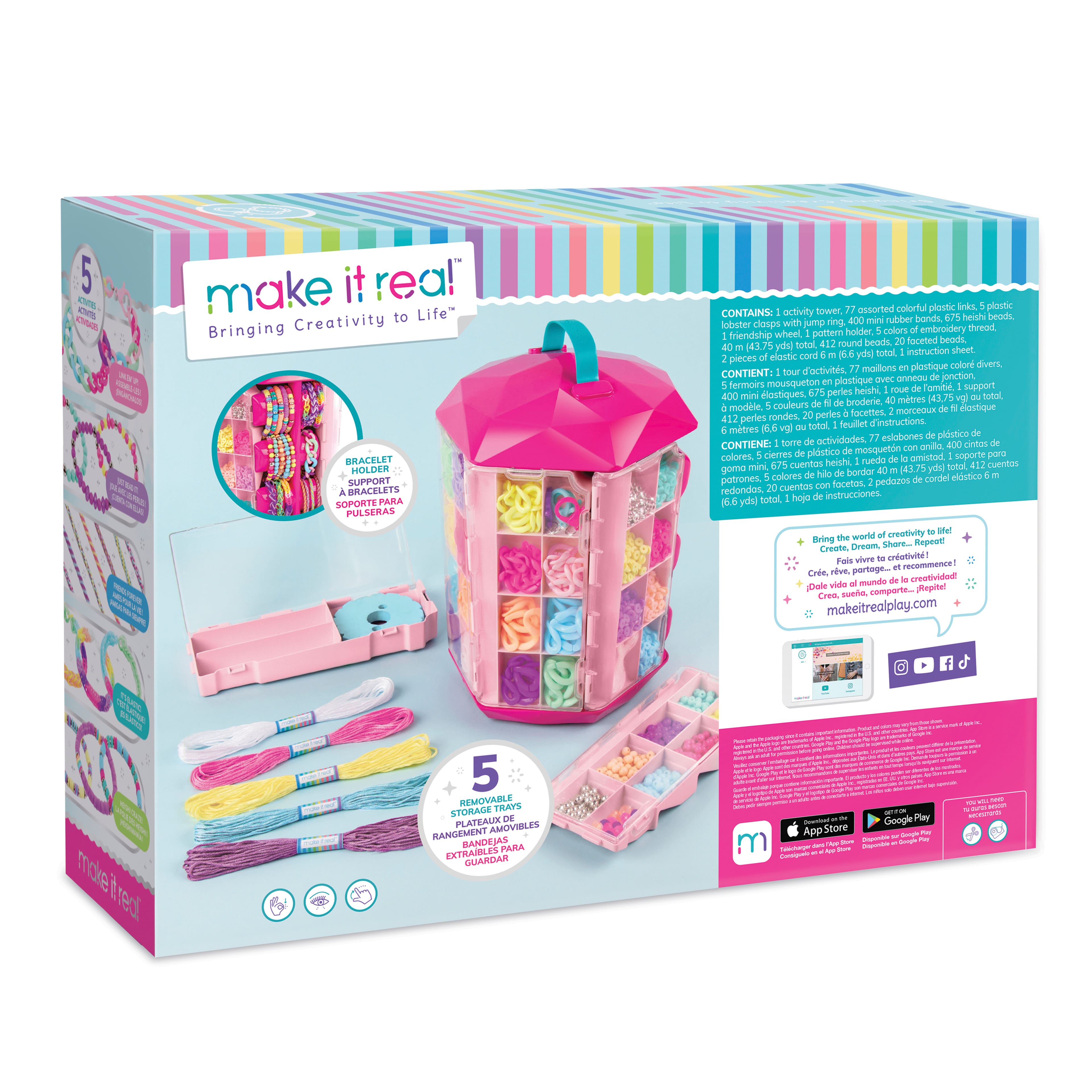 Make It Real™ 5 in 1 Activity Tower