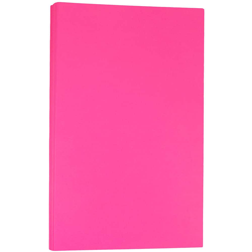 JAM Paper Ultra Bright Hue 8.5&#x22; x 14&#x22; 24lb. Recycled Colored Legal Paper, 100 Sheets