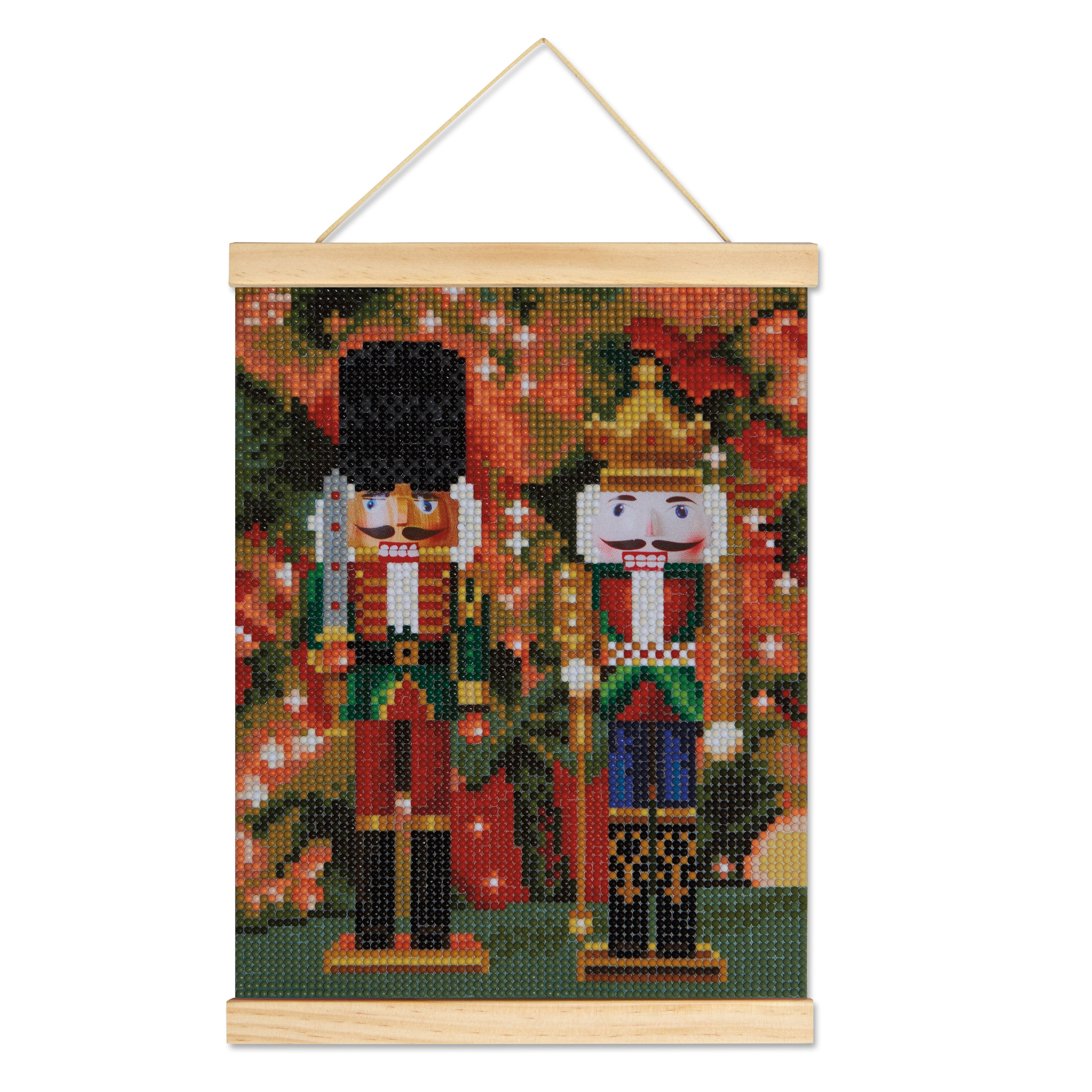 8&#x22; x 10&#x22; Nutcrackers with Frame Diamond Art Kit by Make Market&#xAE;