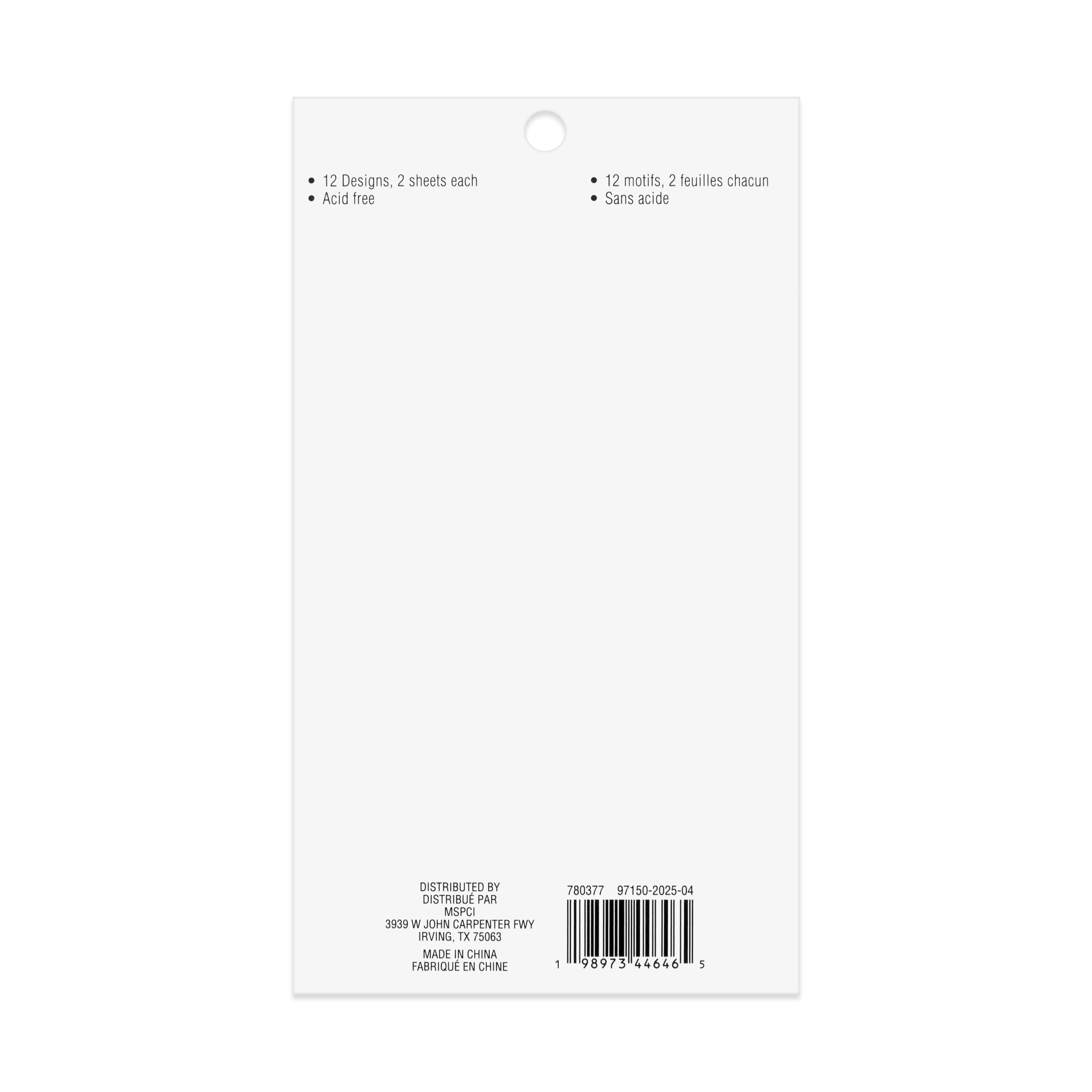 4&#x22; x 7&#x22; Dead Regency Paper Pad by Recollections&#x2122;, 24 Sheets