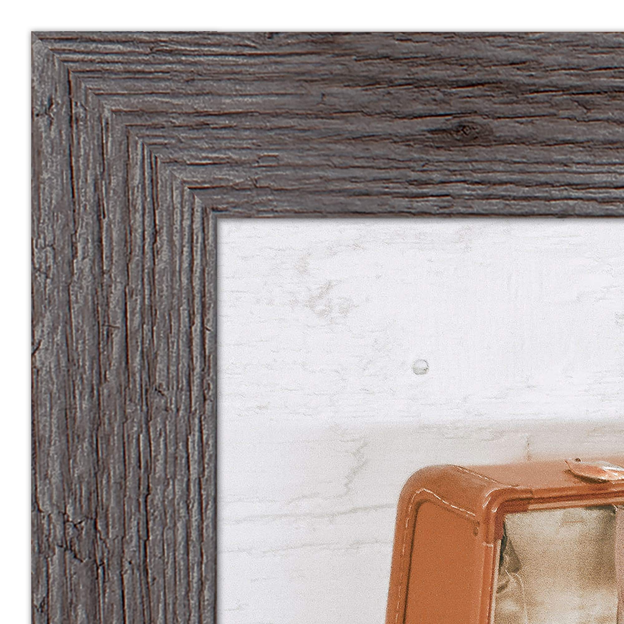 Framed Western Suitcase of Dried Florals Print