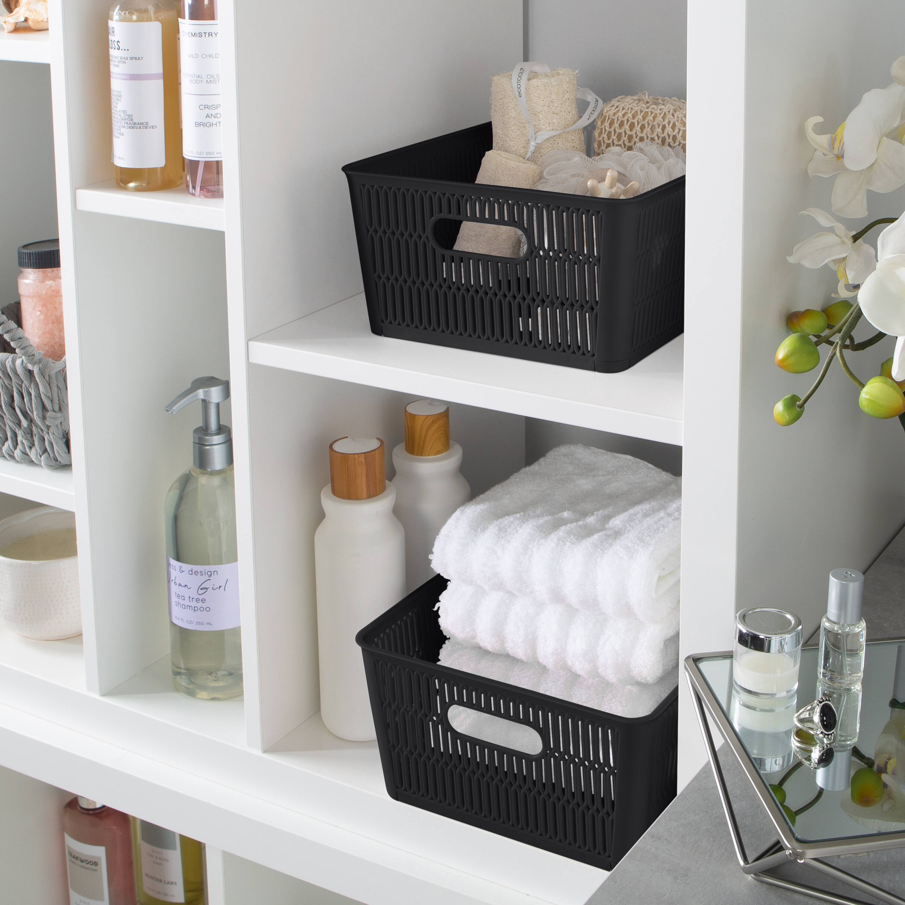 Simplify Slide Stack It Storage Tote Baskets