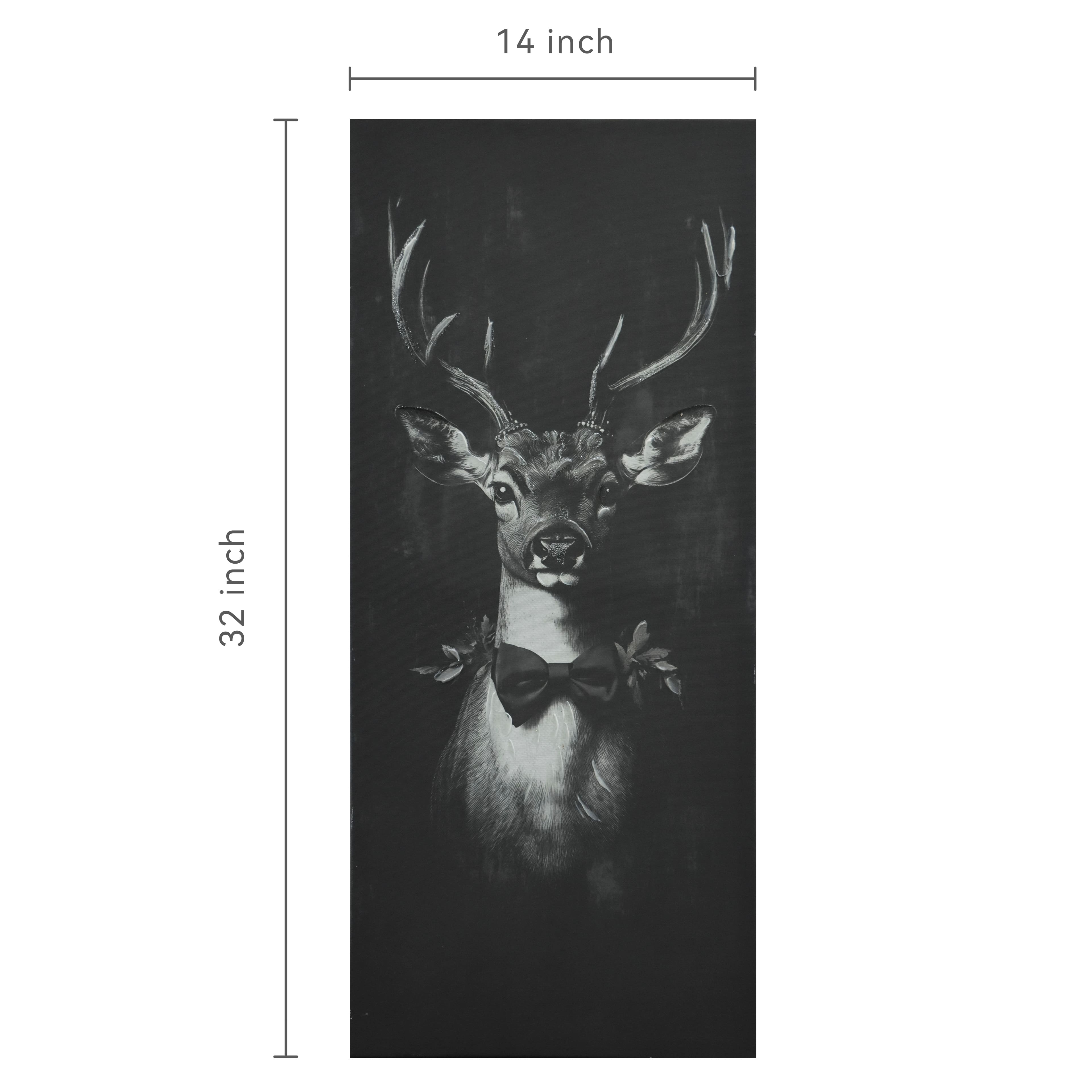 14&#x22; x 32&#x22; Deer with Bow Wall D&#xE9;cor by Ashland&#xAE;