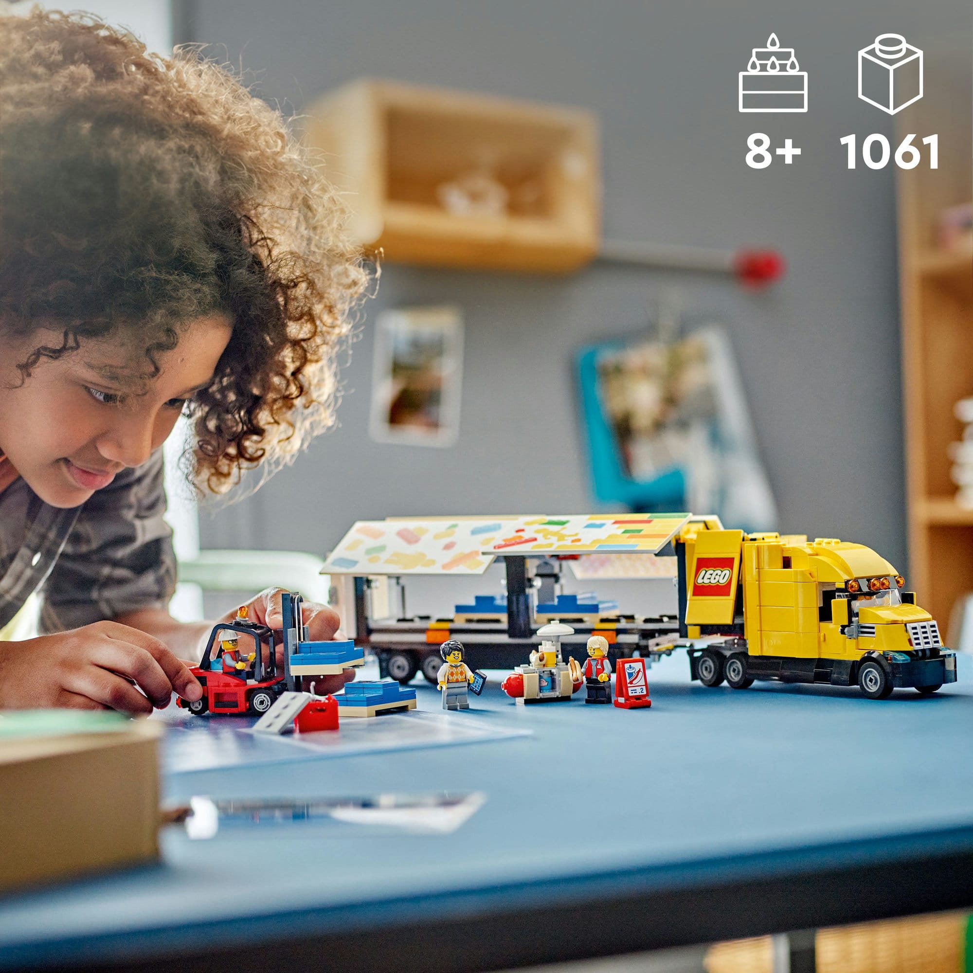 LEGO&#xAE; City Yellow Delivery Truck Toy 60440