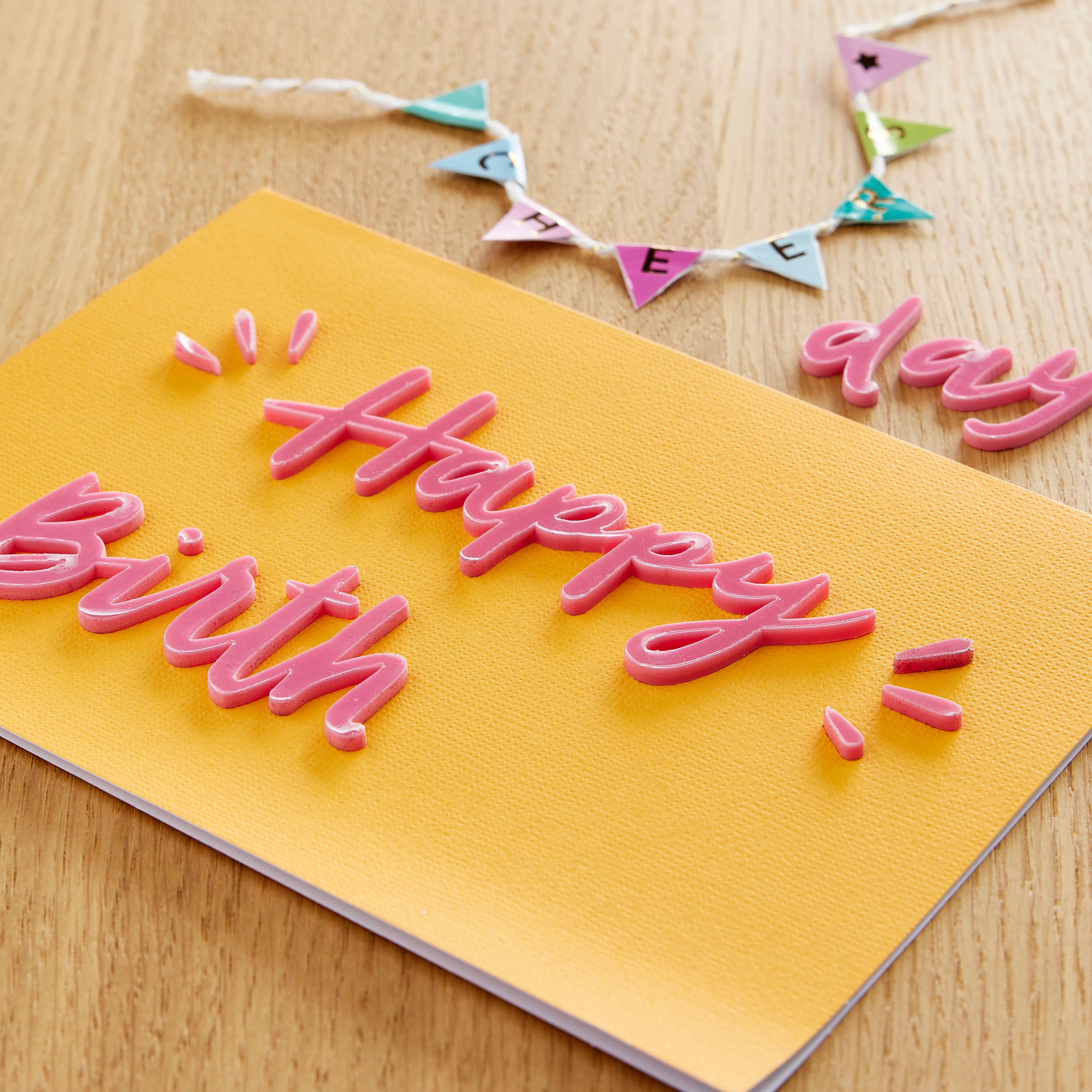 Pink Happy Birthday Stickers by Recollections&#x2122;