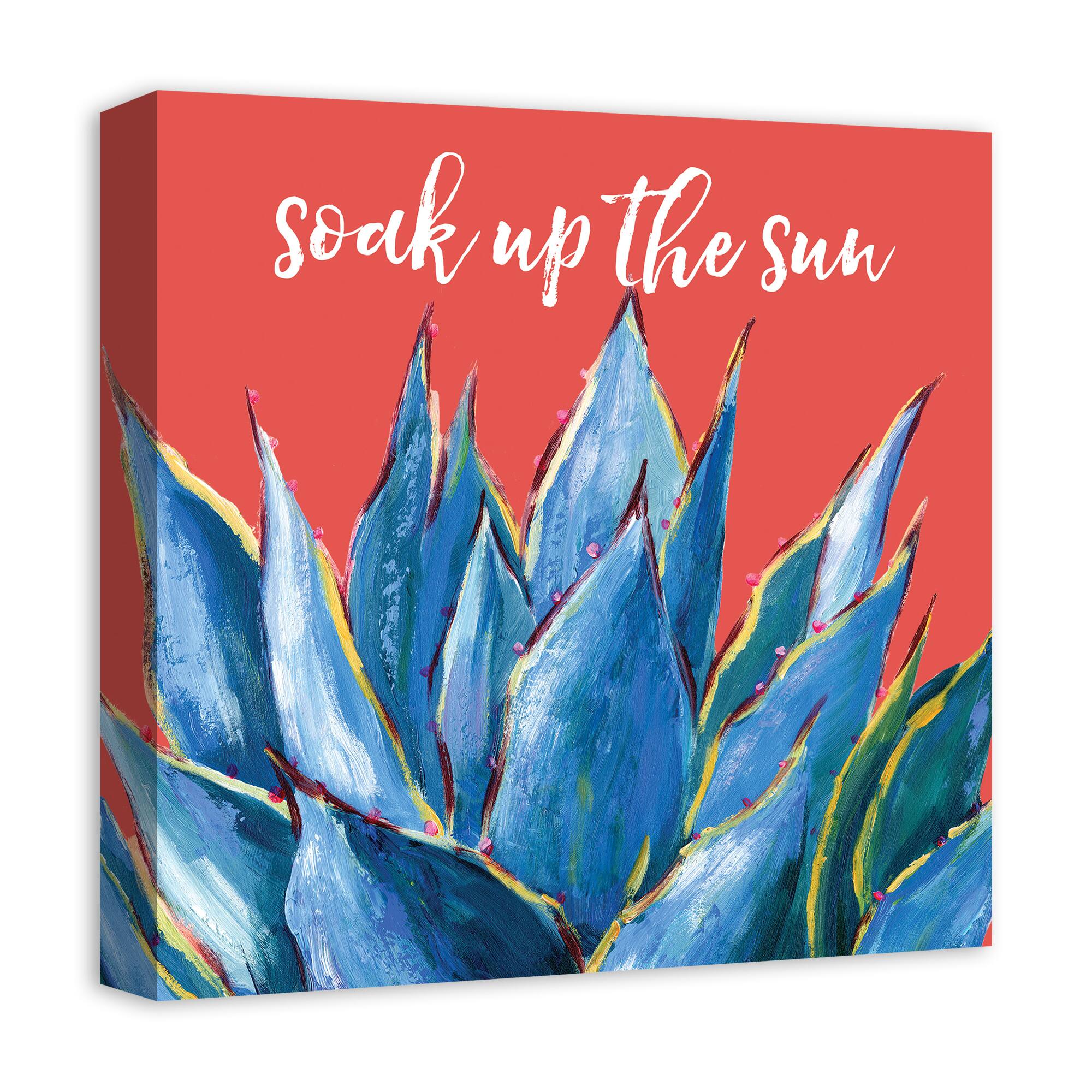 Soak Up the Sun Canvas Wall Art