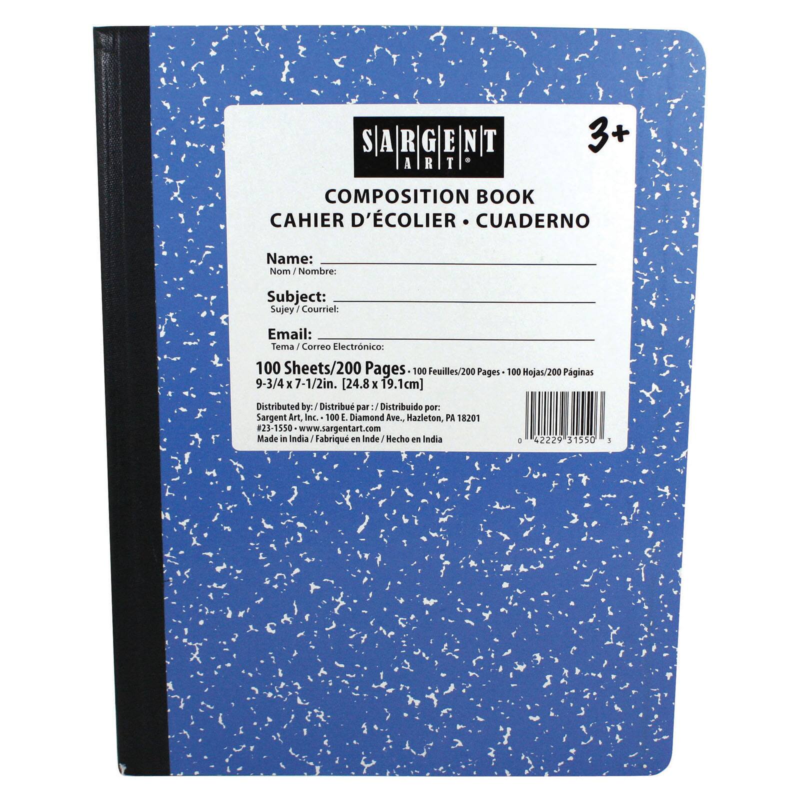 Sargent Art® Composition Book, 100 Sheets, Pack of 12 Michaels