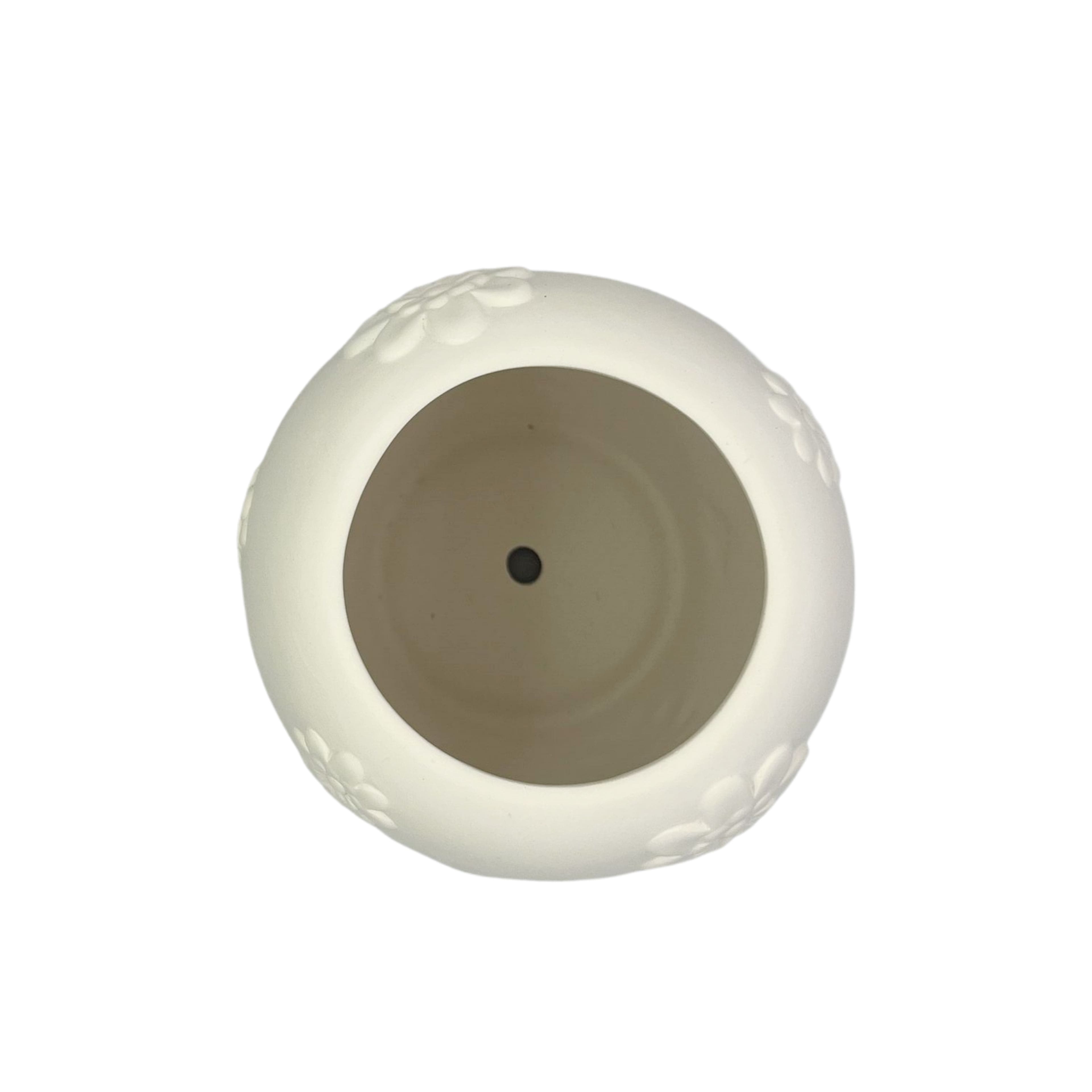 6.5&#x22; Floral DIY Ceramic Vase by Make Market&#xAE;