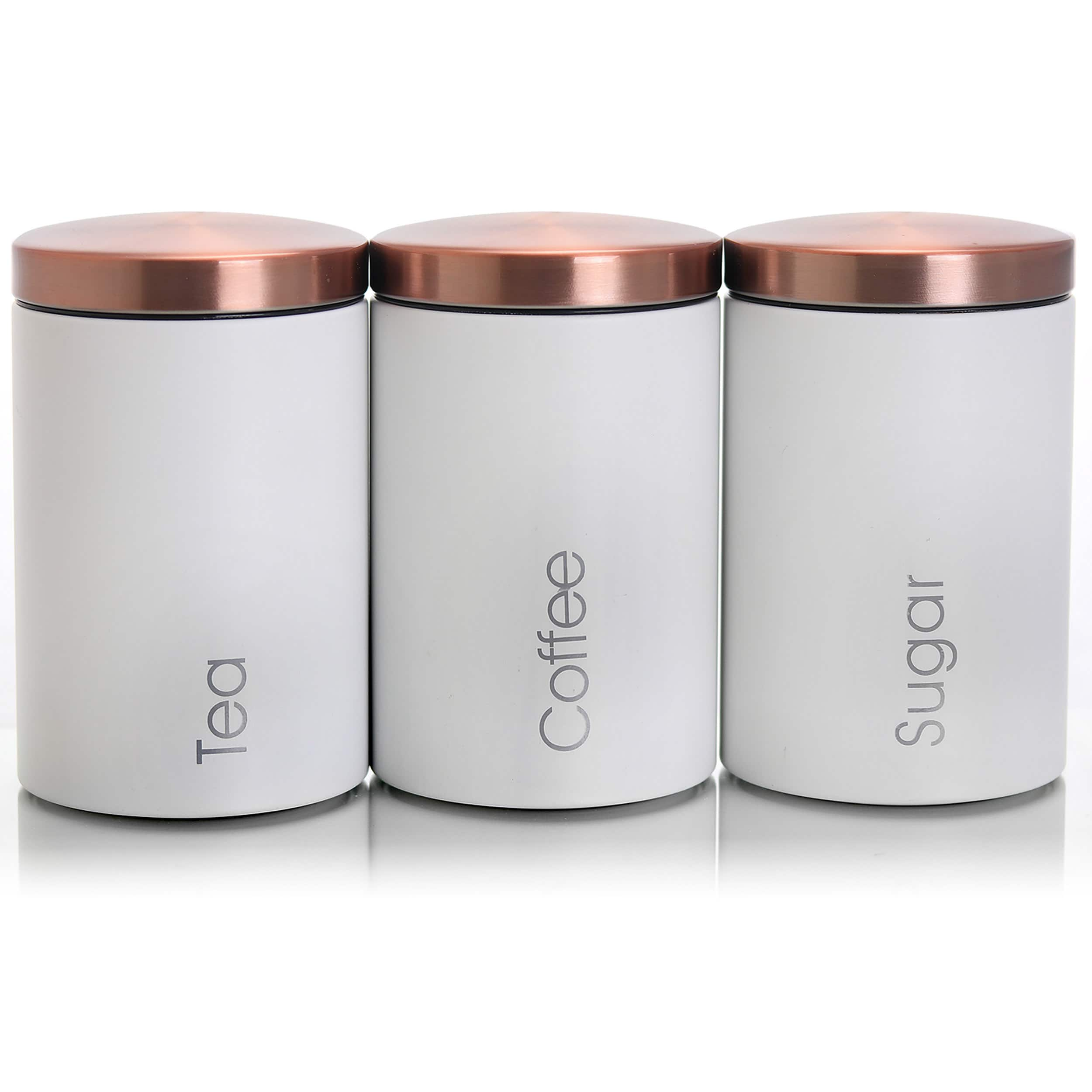 Stainless Steel Tea Sugar Container Set, For Kitchen