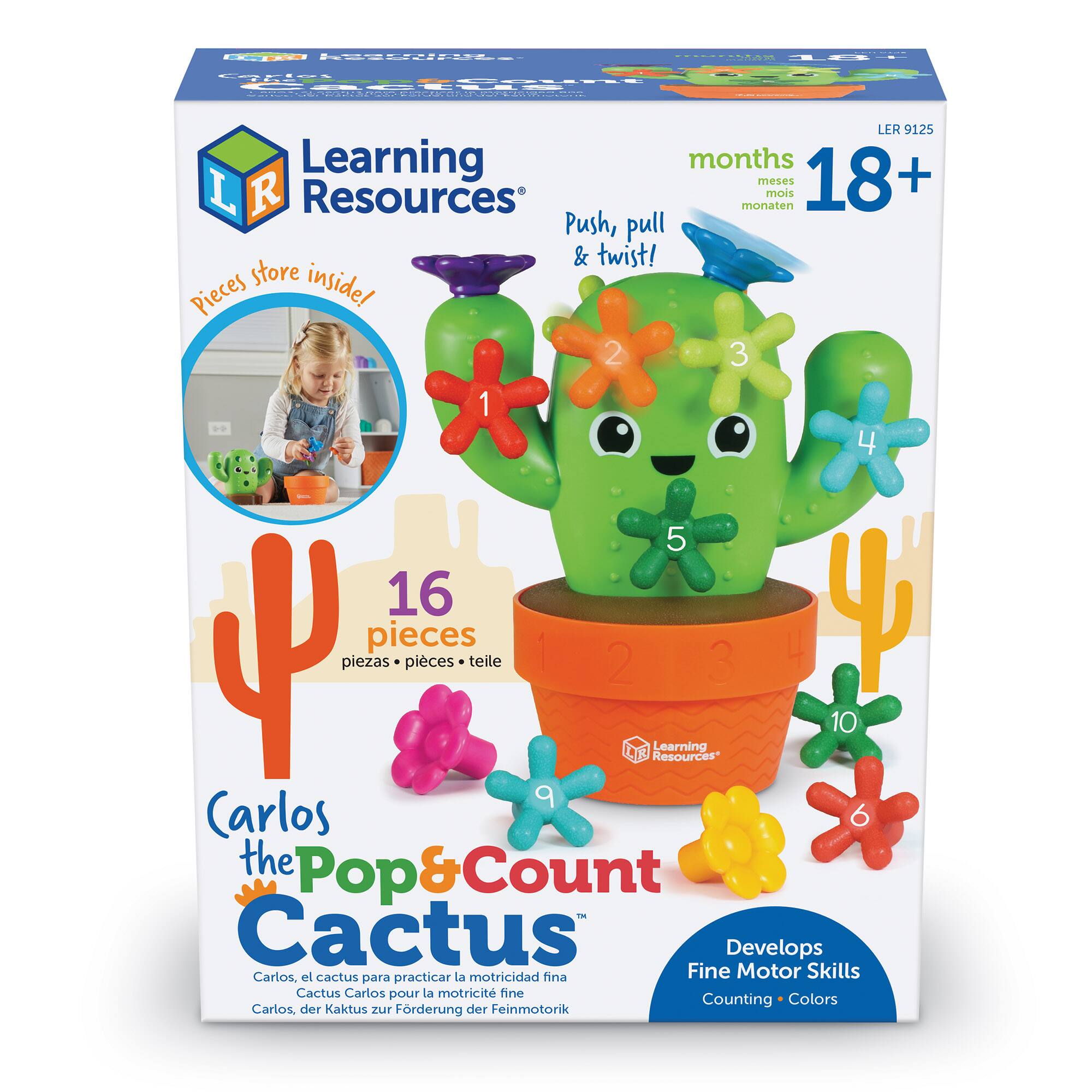 Learning Resources Carlos the Pop &#x26; Count Cactus