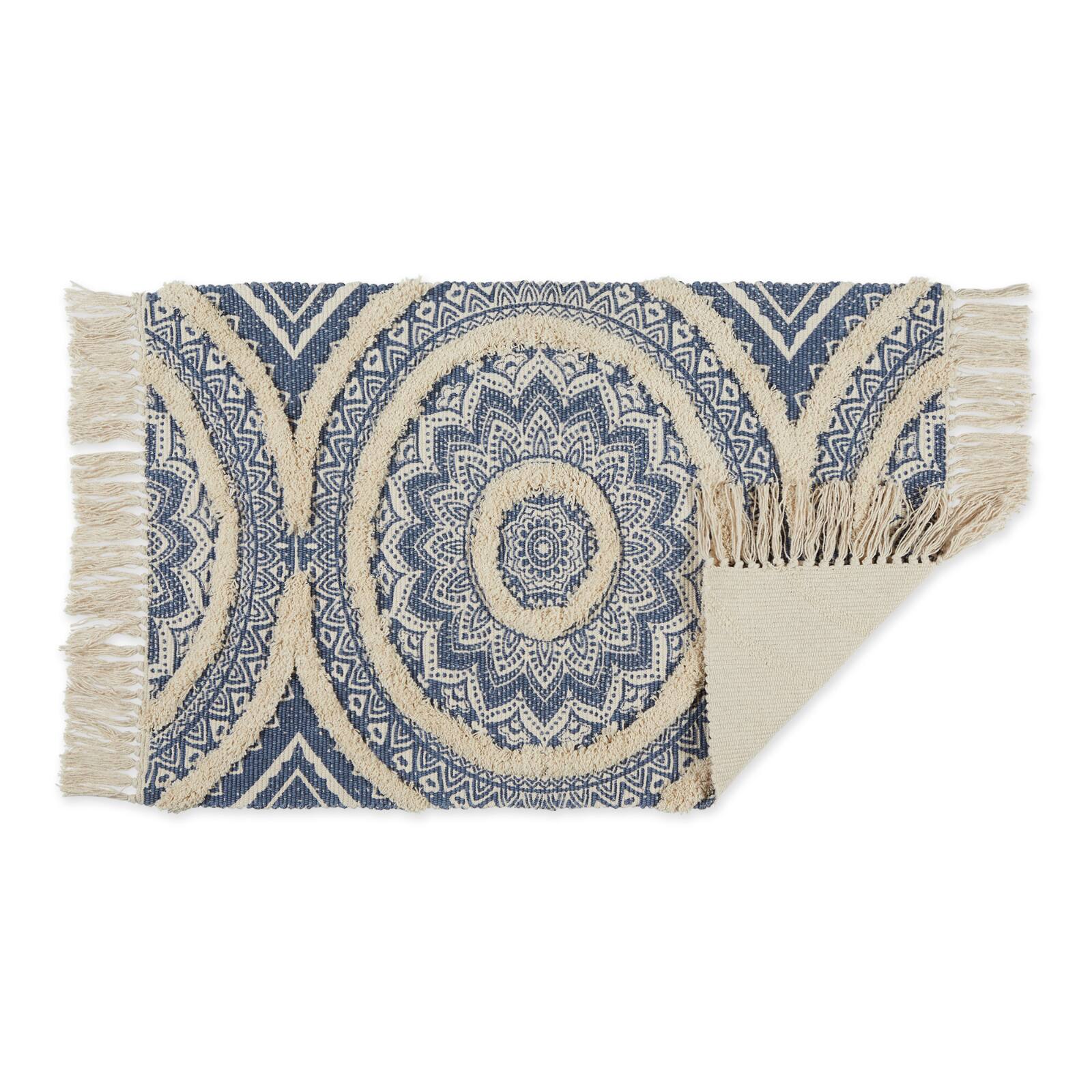 DII&#xAE; Printed Natural Hand-Loomed Shag Rug, 2ft. x 3ft.