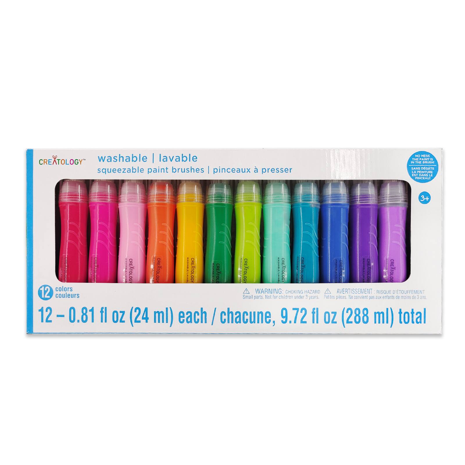 Squeezable Paint Brushes by Creatology™, 12ct. Brushes Michaels